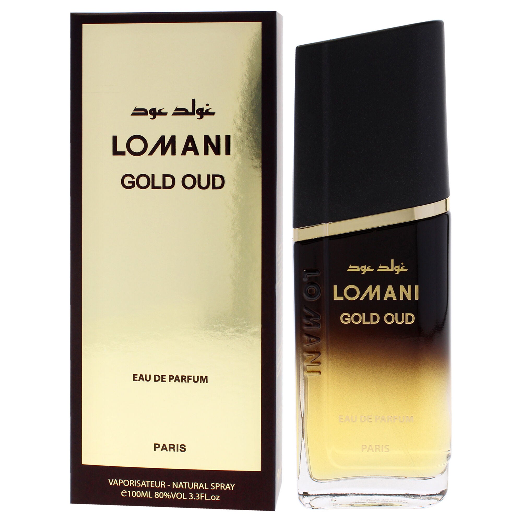 Gold Oud by Lomani for Men - 3.3 oz EDP Spray, Clear, alternate image number 3