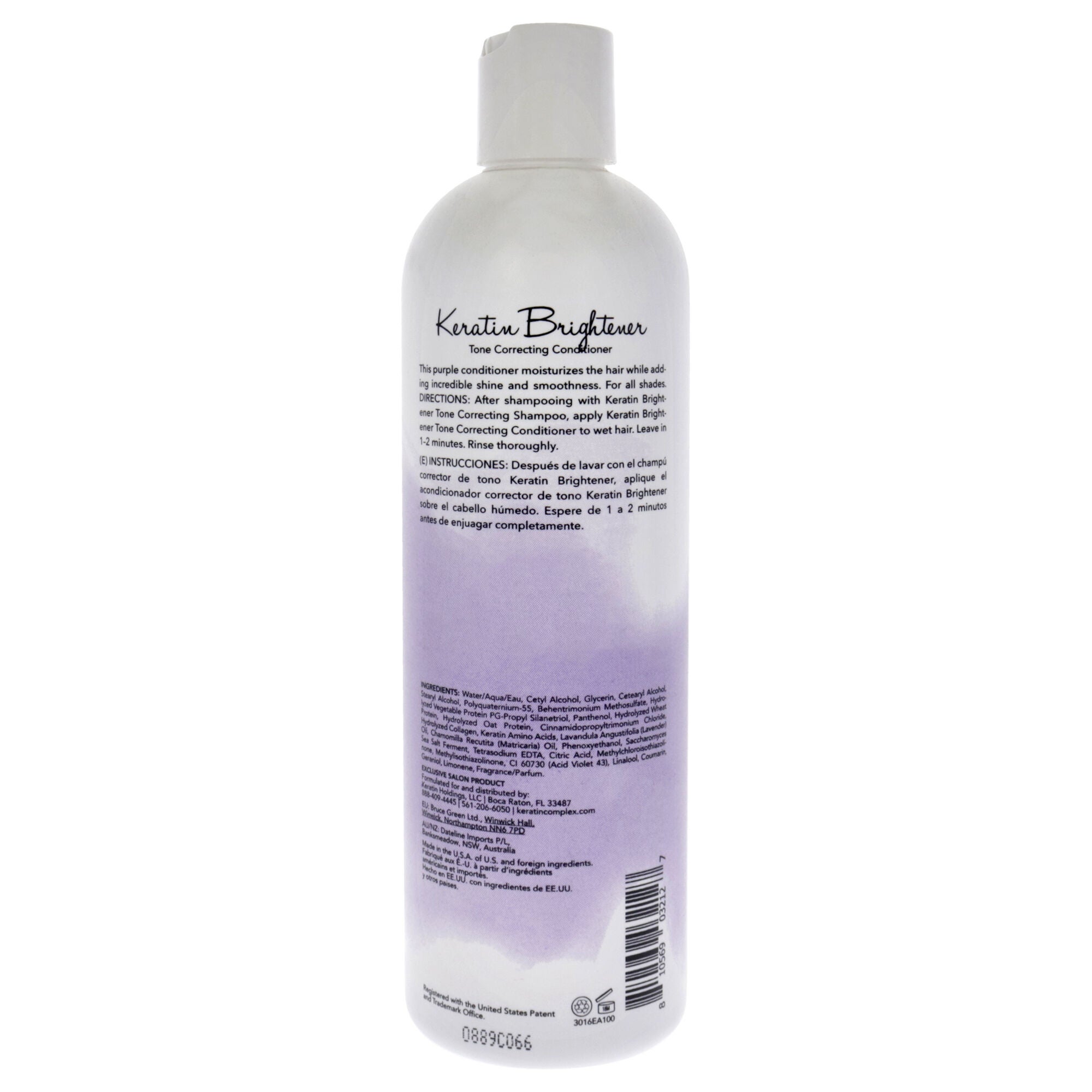 Keratin Brightener Conditioner by Keratin Perfect for Unisex - 12 oz Conditioner, See Description, alternate image number 1
