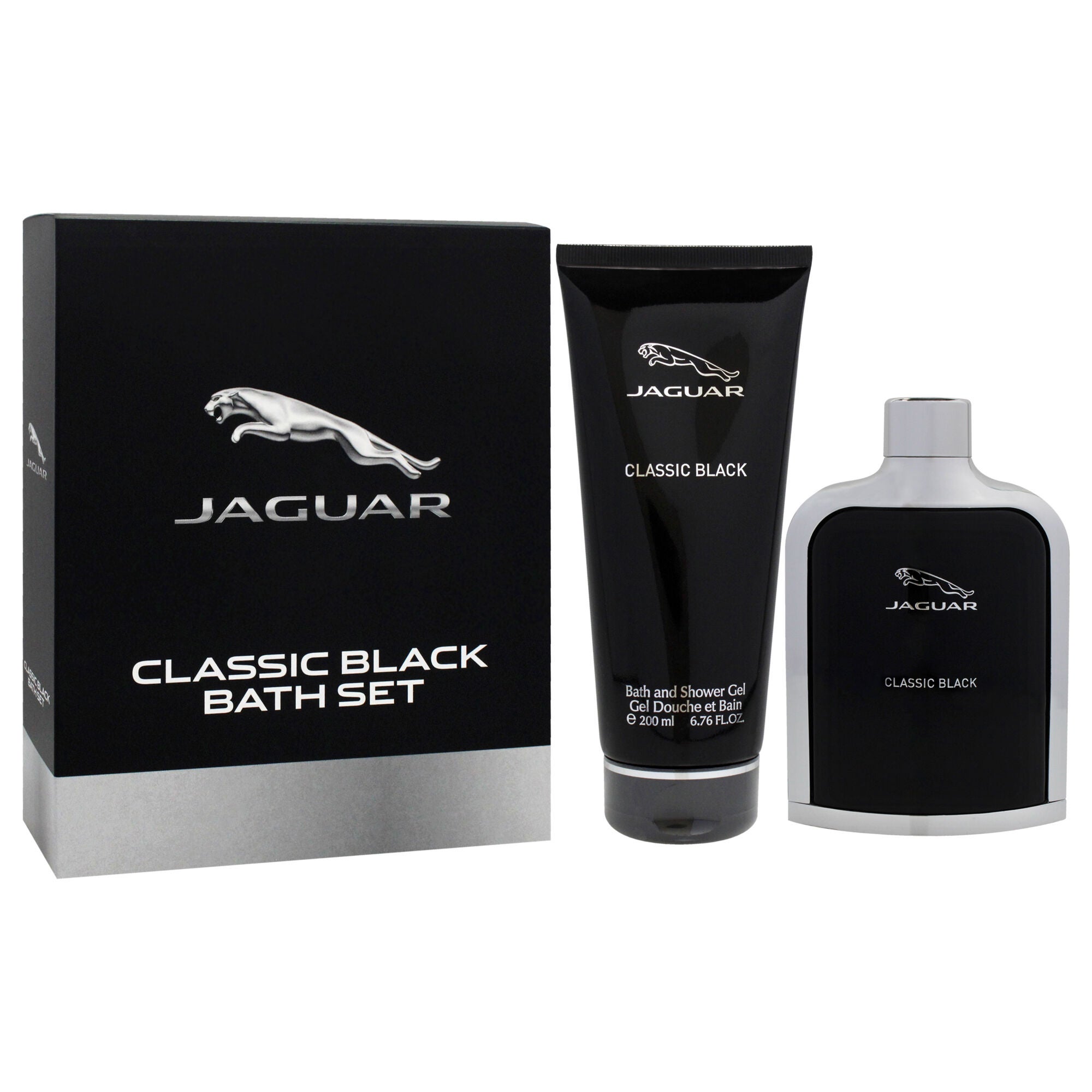 Jaguar Classic Black by Jaguar for Men - 2 Pc Gift Set 3.4oz EDT Spray, 6.76oz Bath and Shower Gel, , alternate image number 6