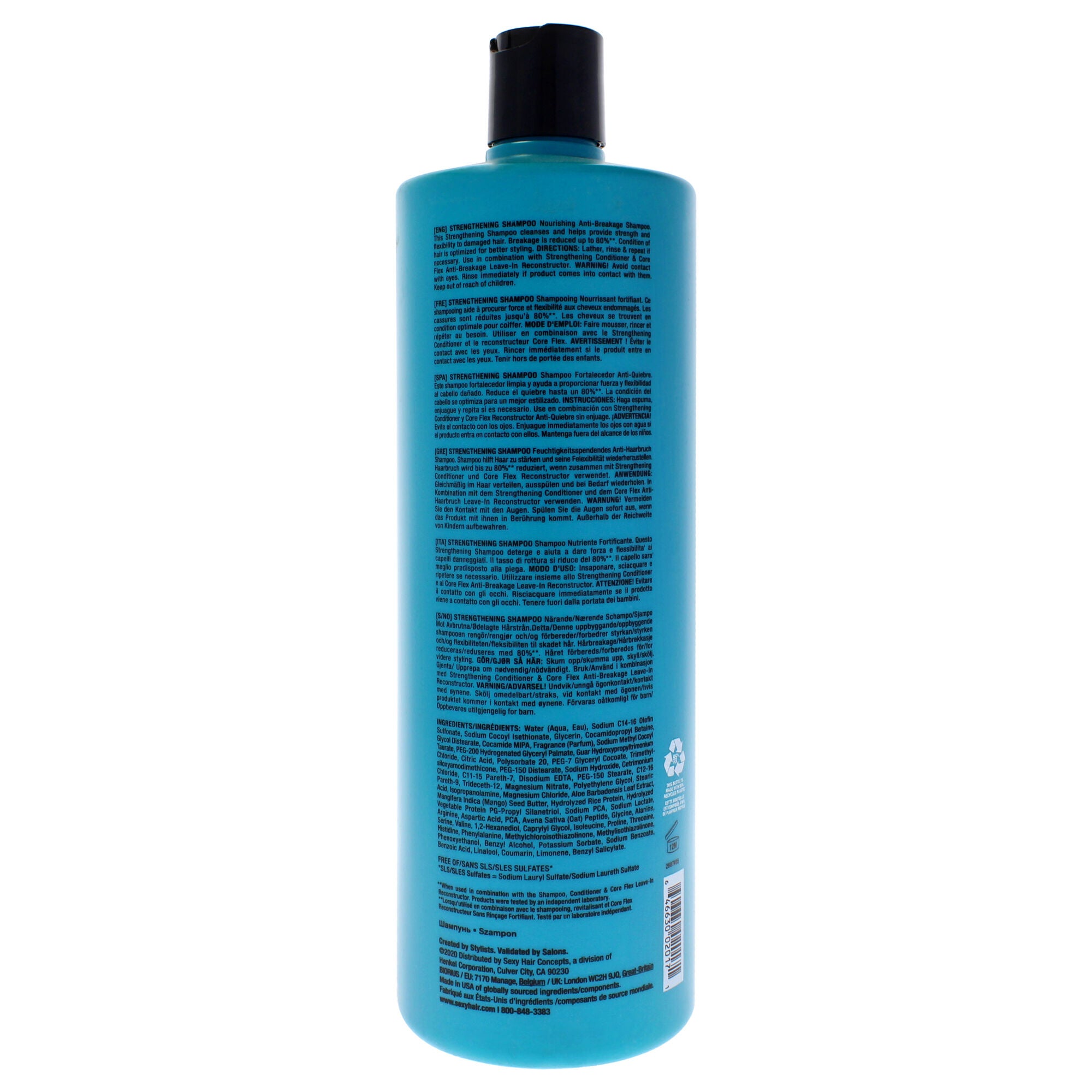 Healthy Sexy Hair Strengthening Shampoo by Sexy Hair for Unisex - 33.8 oz Shampoo, See Description, alternate image number 2