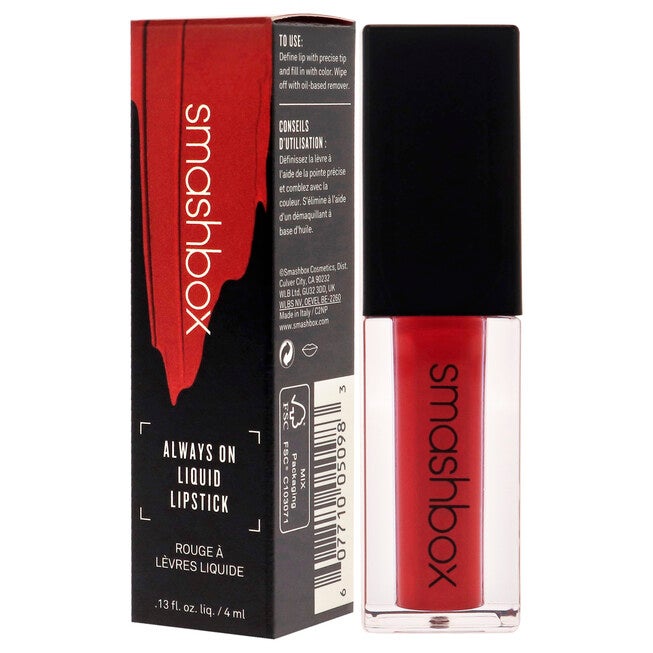 Always On Liquid Lipstick - Bawse by SmashBox for Women - 0.13 oz Lipstick, NA, alternate image number null