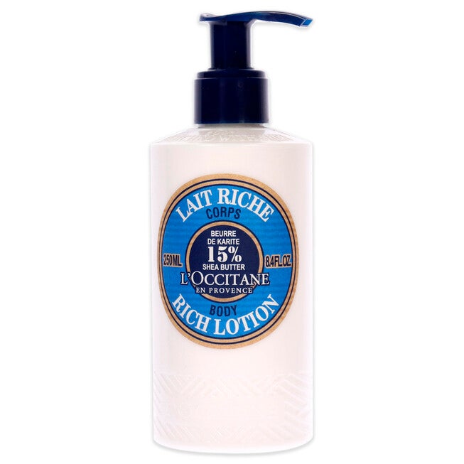 Shea Butter Rich Body Lotion by LOccitane for Unisex - 8.4 oz Body Lotion, NA, hi-res image number null
