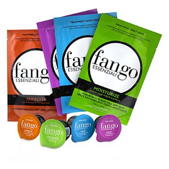 The Fango Essenziali Collection (4x Sheet Mask 25m, The Fango Essenziali, hi-res image number null