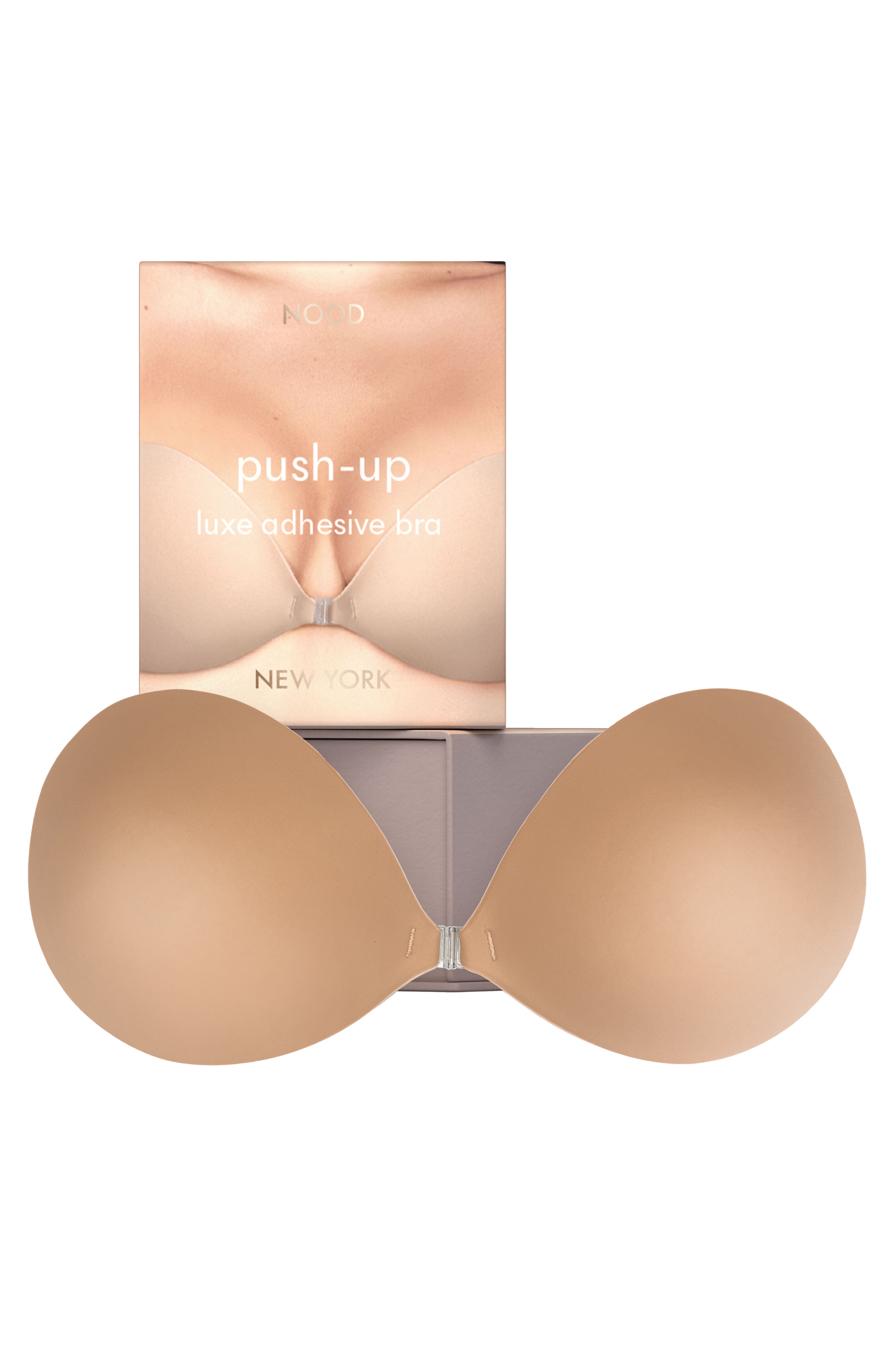 Push Up Luxe Adhesive Fabric Bra, No 5 Soft Tan / Tan, hi-res image number 0