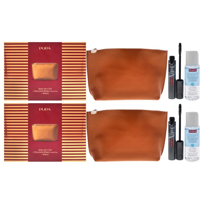 Vamp! All in One and Two-Phase Make-Up Remover Set - Pack of 2 by Pupa Milano for Women - 3 Pc Set, See Description, hi-res image number 0