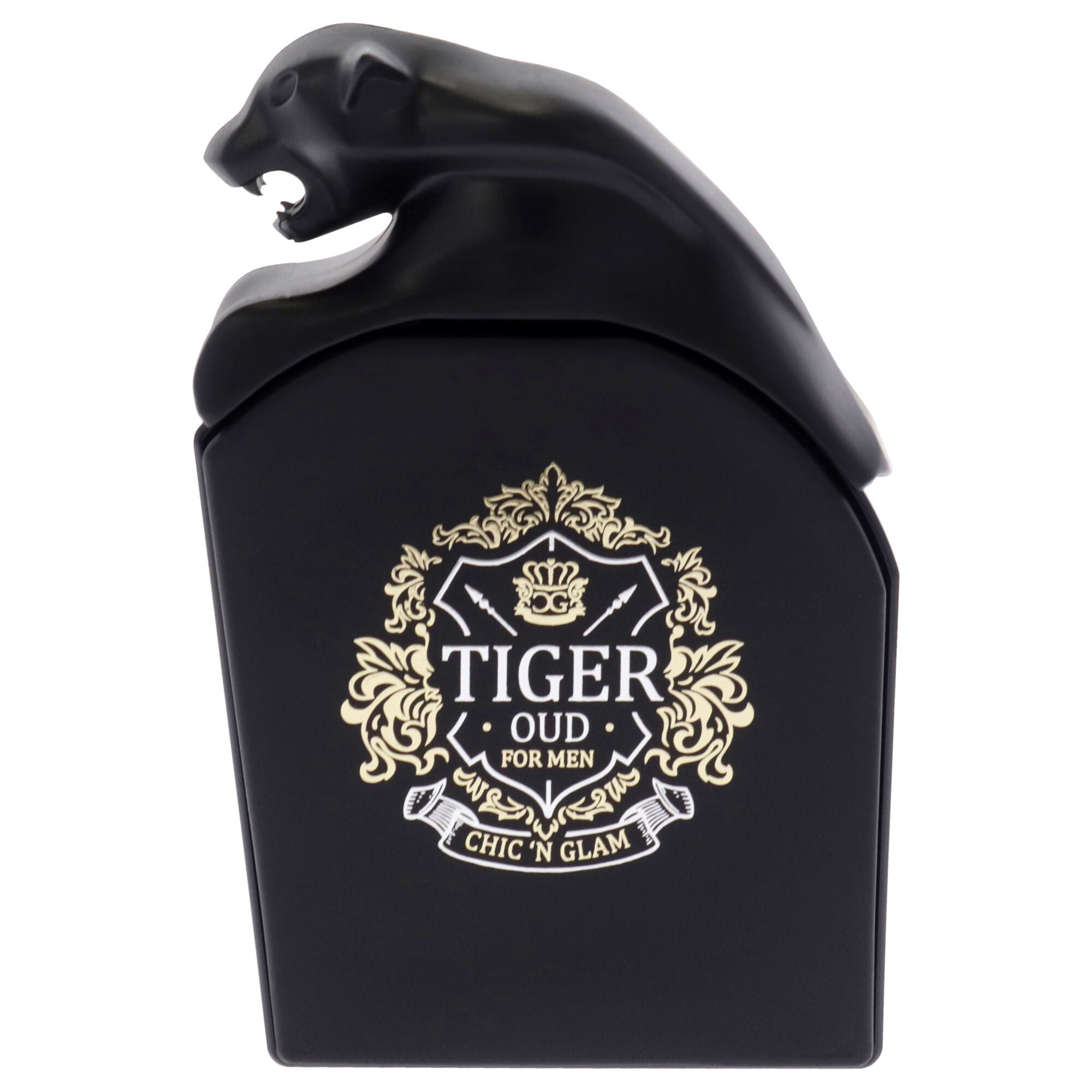 Tiger Oud - Luxe Edition by Chic N Glam for Men - 3.3 oz EDT Spray, Clear, alternate image number 1