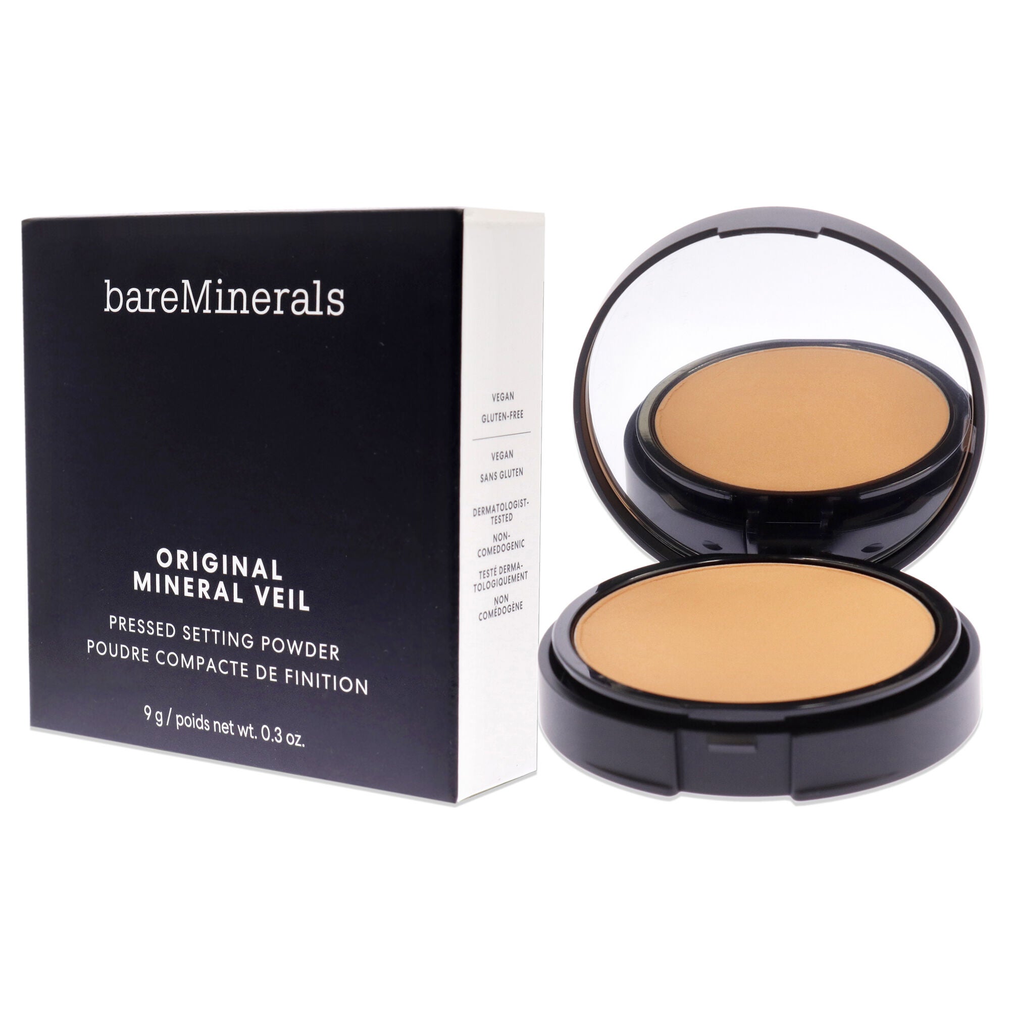 Original Mineral Veil Pressed Setting Powder - Sheer Tan by bareMinerals for Women - 0.3 oz Powder, See Description, alternate image number 3