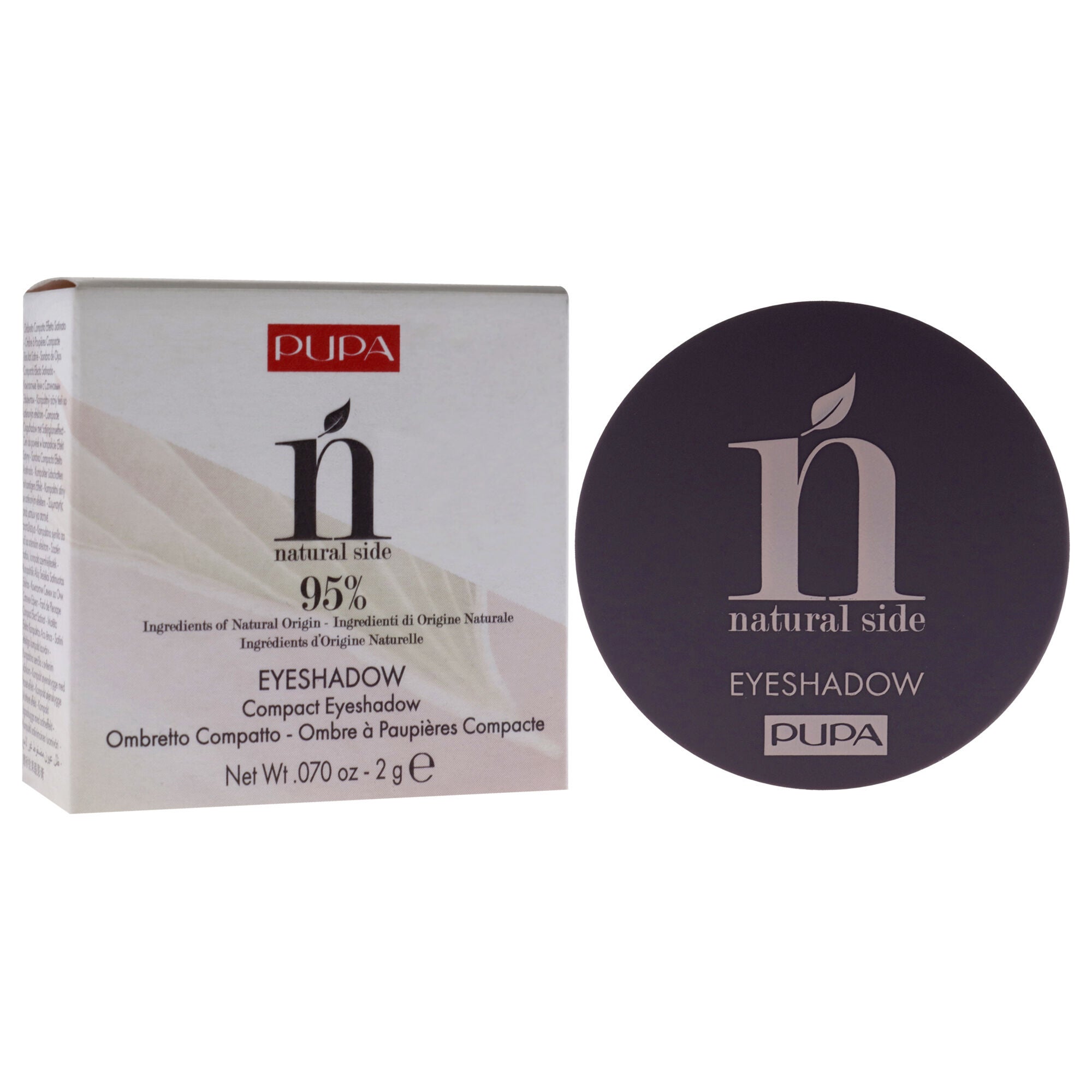 Natural Side Compact Eyeshadow - 007 Copper Fever by Pupa Milano for Women - 0.07 oz Eye Shadow, See Description, alternate image number 1