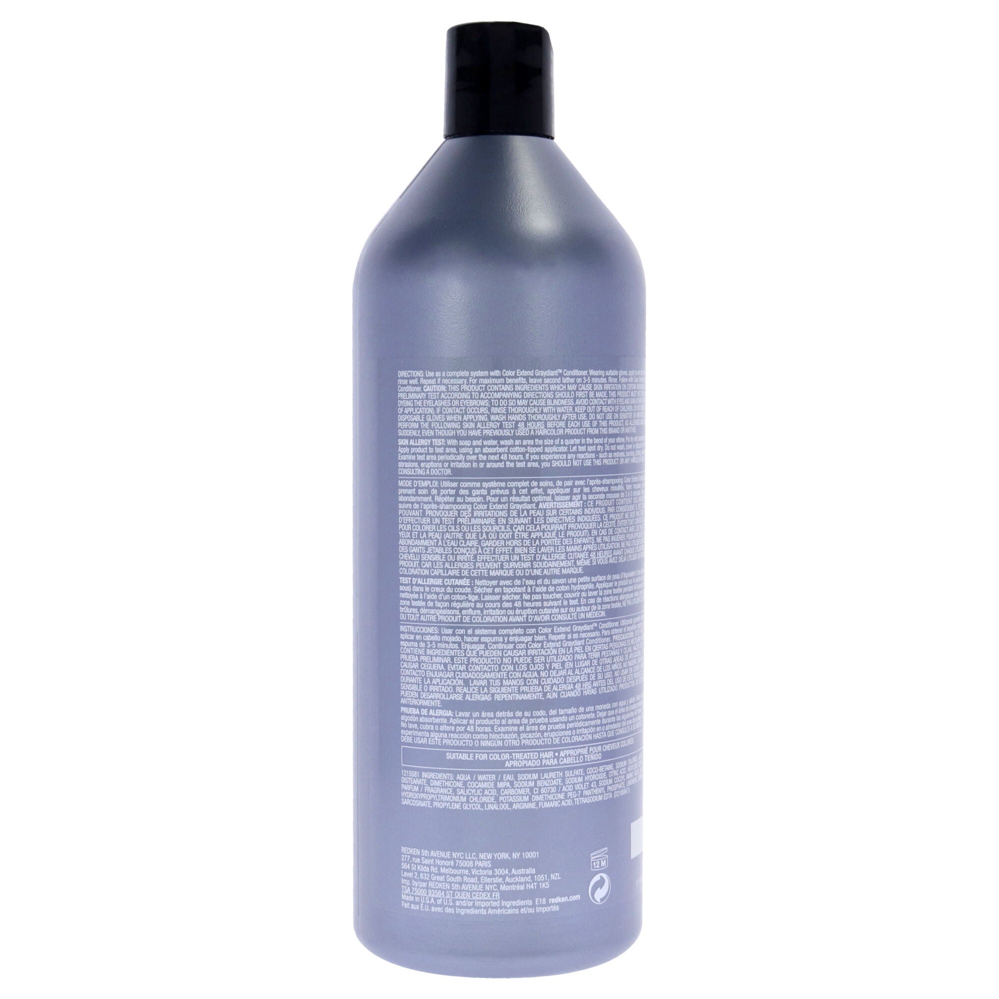 Color Extend Graydiant Anti-Yellow Shampoo by Redken for Unisex - 33.8 oz Shampoo, See Description, alternate image number 2