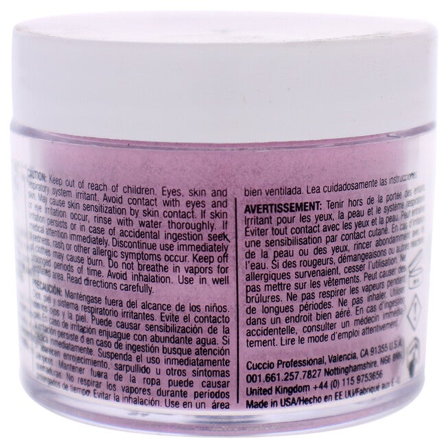 Pro Powder Polish Nail Colour Dip System - Deep Pink With Pink Glitter by Cuccio Pro for Women - 1.6 oz Nail Powder, See Description, alternate image number 2