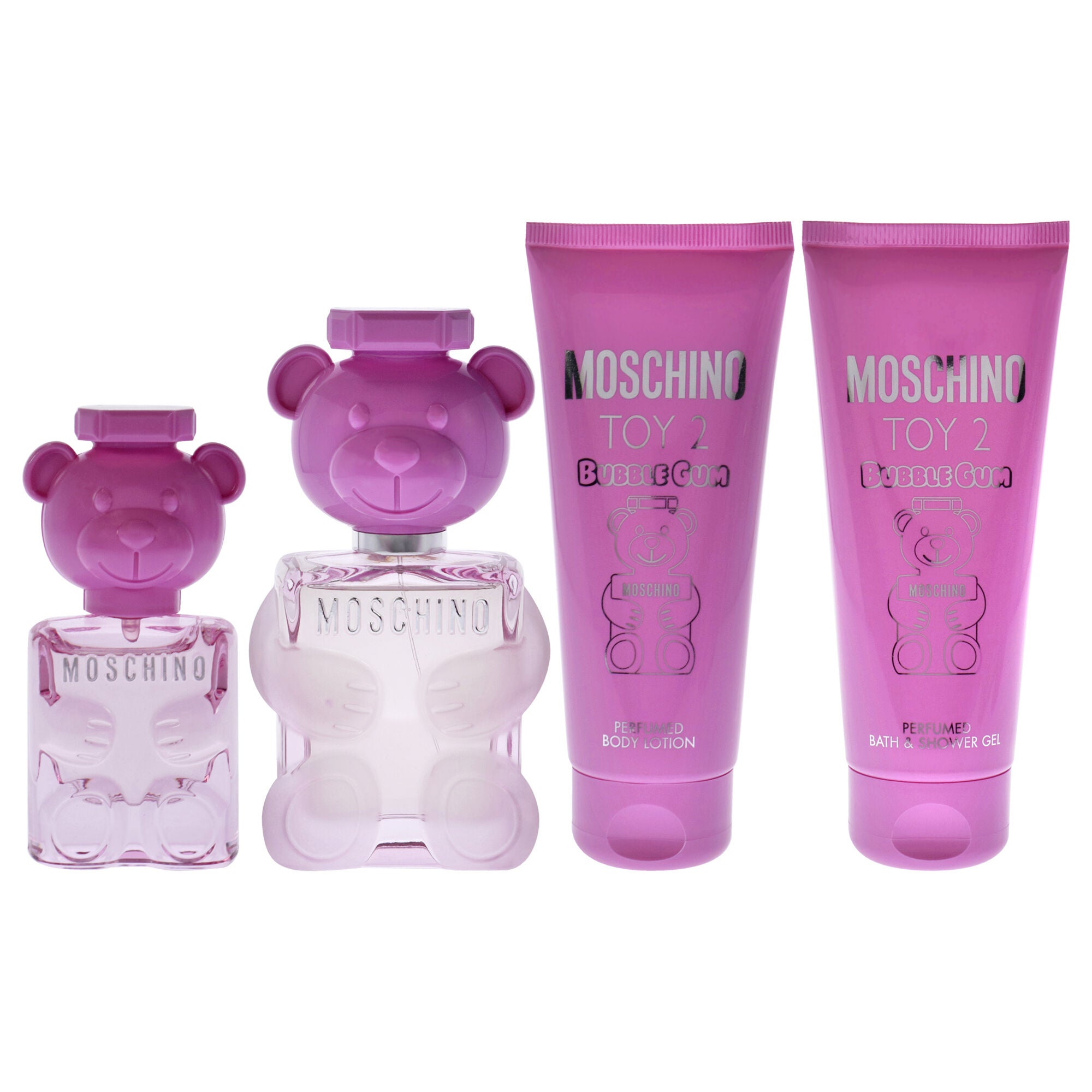 Moschino Toy 2 Bubble Gum by Moschino for Women - 4 Pc Gift Set 3.4oz EDT Spray, 0.17oz EDT Spray, 3.4oz Body Lotion, 3.4oz Bath and Shower Gel, , alternate image number 4