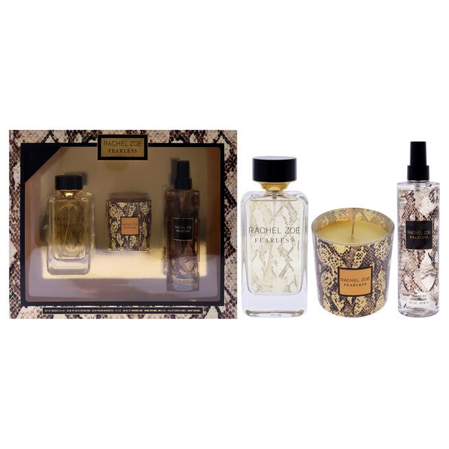 Fearless by Rachel Zoe for Women - 3 Pc 3.4oz EDP Spray, 10oz Fragrance Mist, 6.3oz Candle, See Description, hi-res image number 0
