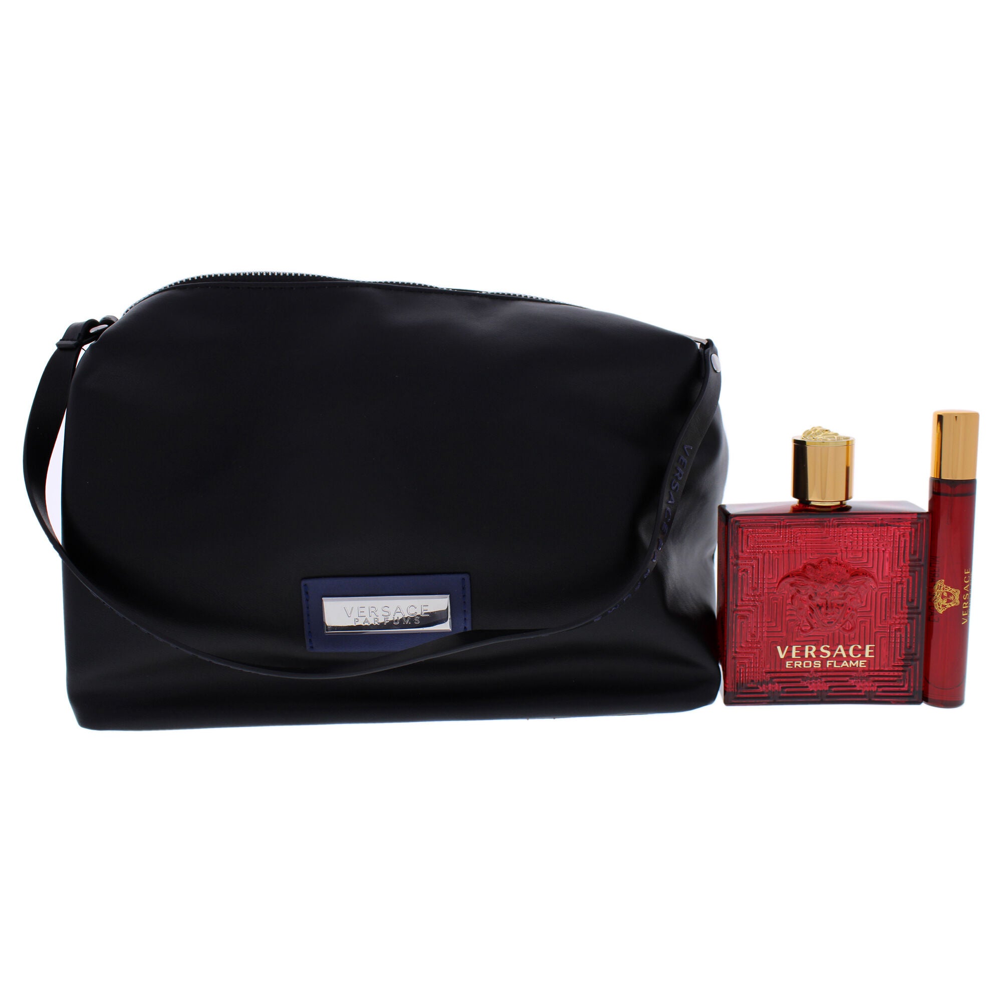 Eros Flame by Versace for Men - 3 Pc Gift Set 3.4oz EDP Spray, 0.3oz EDP Spray, Trousse Man, , alternate image number 6