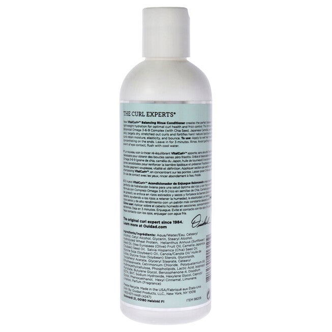VitalCurl Plus Balancing Rinse Conditioner by Ouidad for Unisex - 8.5 oz Conditioner, , alternate image number 4