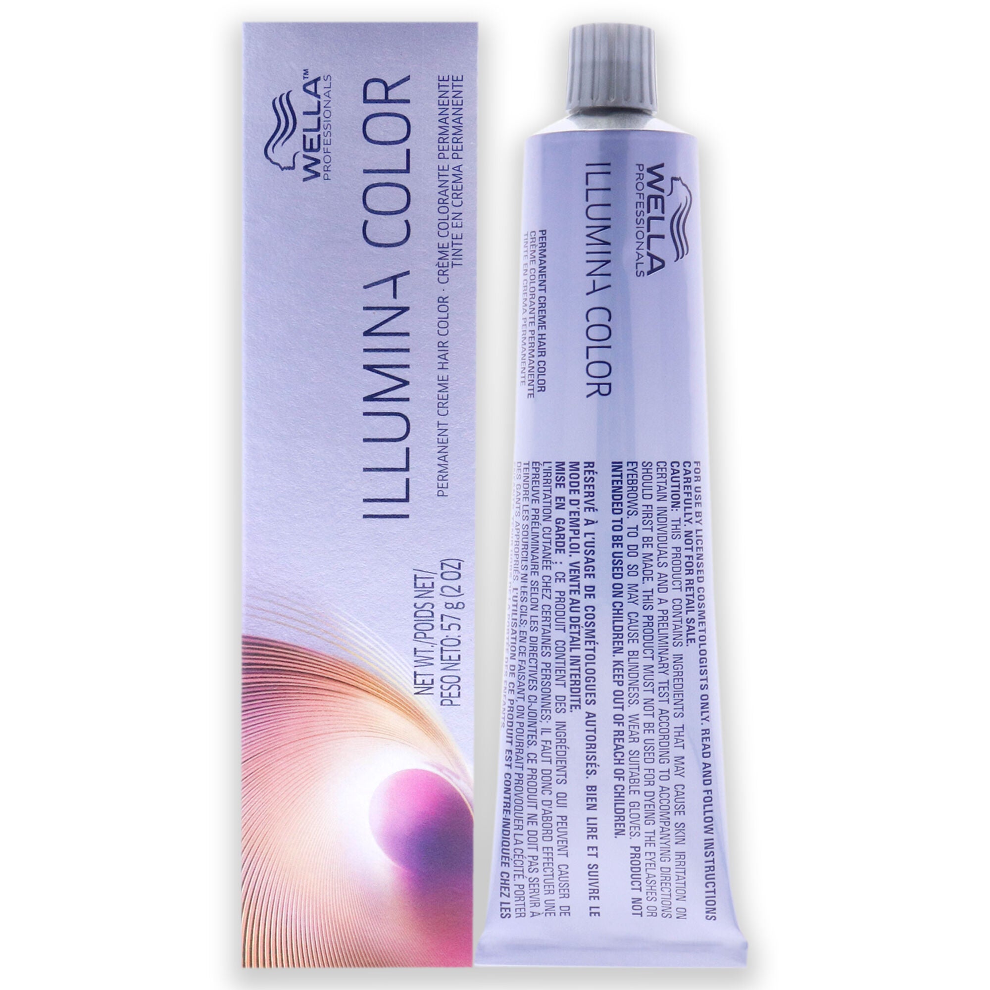 Illumina Color Permanent Creme Hair Color - 5 02 Light Brown-Natural Matt by Wella for Unisex - 2 oz Hair Color, See Description, hi-res image number 0