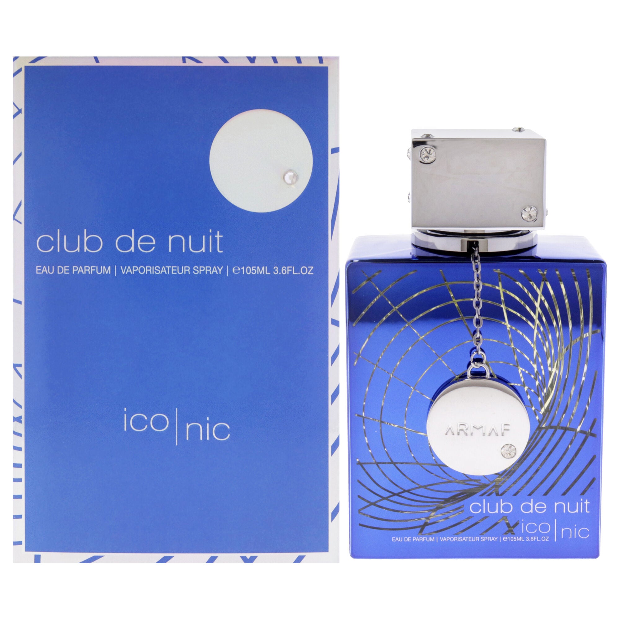 Club De Nuit Iconic Blue by Armaf for Men - 3.6 oz EDP Spray, See Description, hi-res image number 0