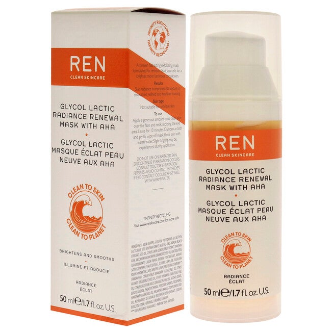 Glycol Lactic Radiance Renewal Mask by REN for Unisex - 1.7 oz Mask, , alternate image number 7