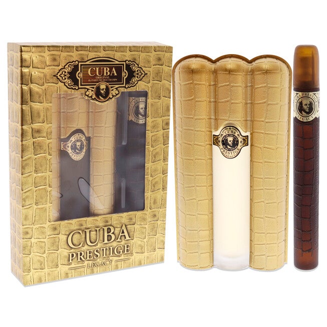 Cuba Prestige Legacy by Cuba for Men - 2 Pc Gift Set 3oz EDT Spray, 1.17oz EDT Spray, , alternate image number null