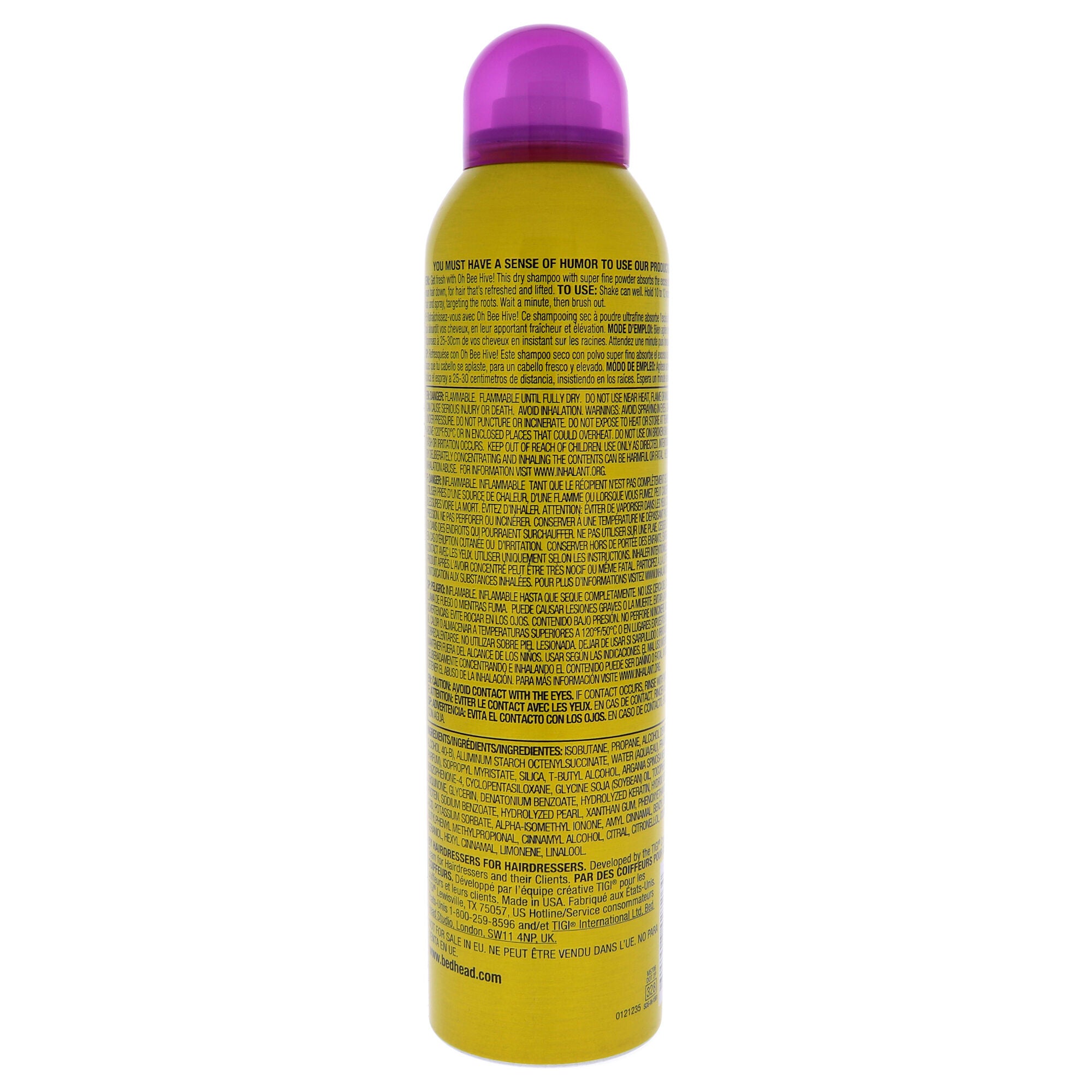 Bed Head Oh Bee Hive Matte Dry Shampoo by TIGI for Women - 5 oz Dry Shampoo, , alternate image number 4