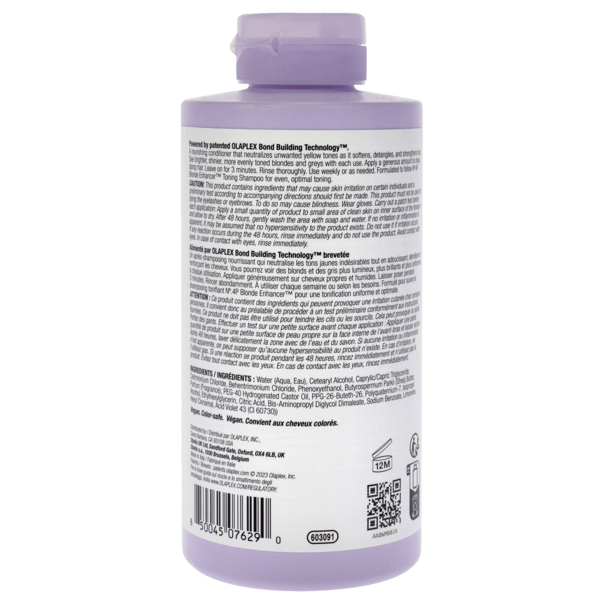 No 5P Blonde Enhacer Toning Conditioner by Olaplex for Unisex - 8.5 oz Conditioner, , alternate image number 3