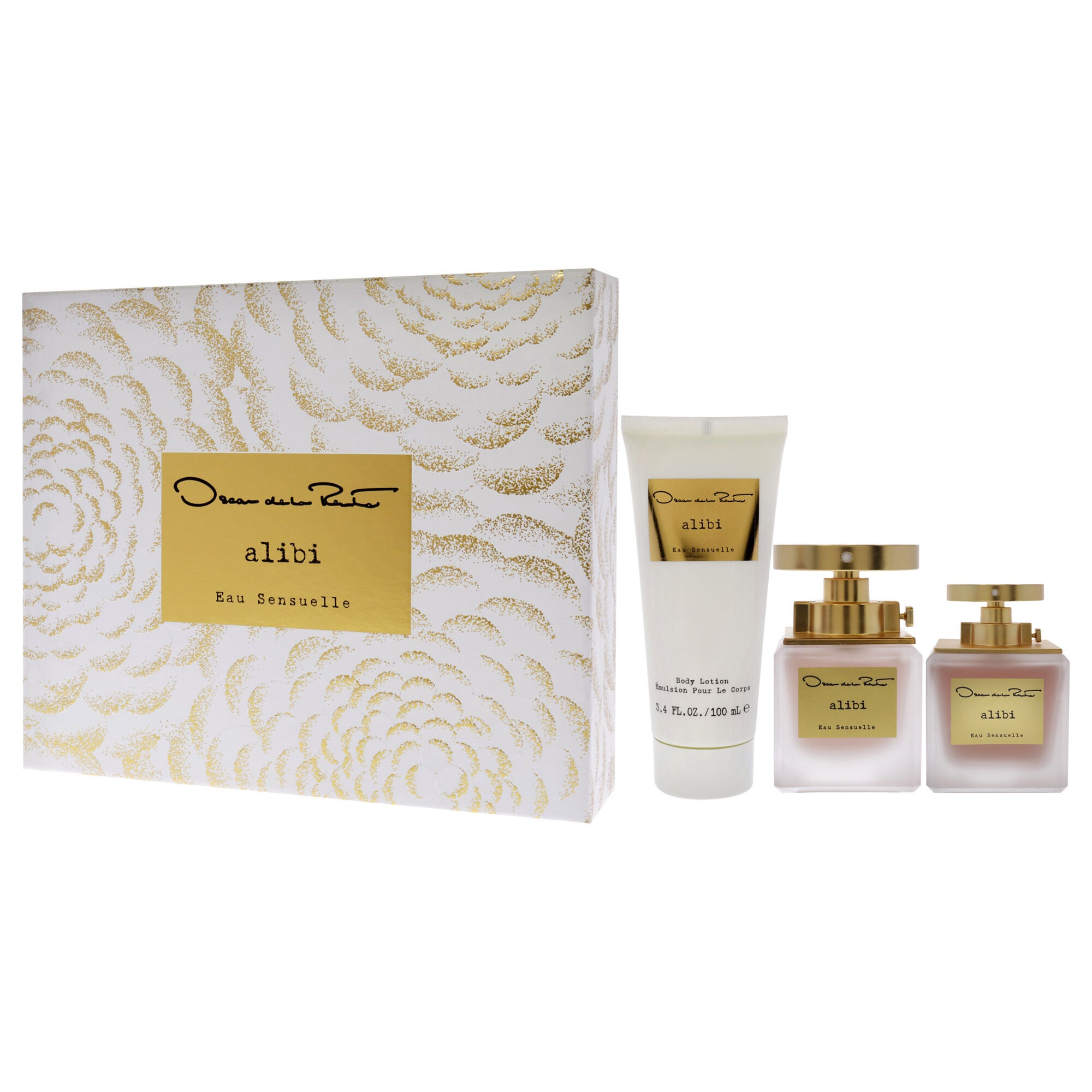 Alibi Eau Sensuelle by Oscar De La Renta for Women - 3 Pc Gift Set 3.3oz EDP Spray, 1oz EDP Spray 3.4oz Body Lotion, , alternate image number 7