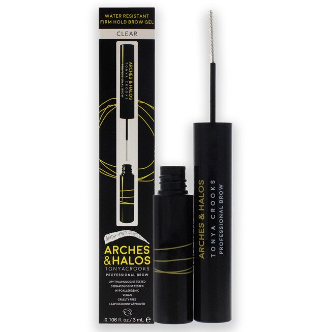 Water Resistant Firm Hold Brow Gel - Clear by Arches and Halos for Unisex - 0.106 oz Gel, See Description, hi-res image number 0