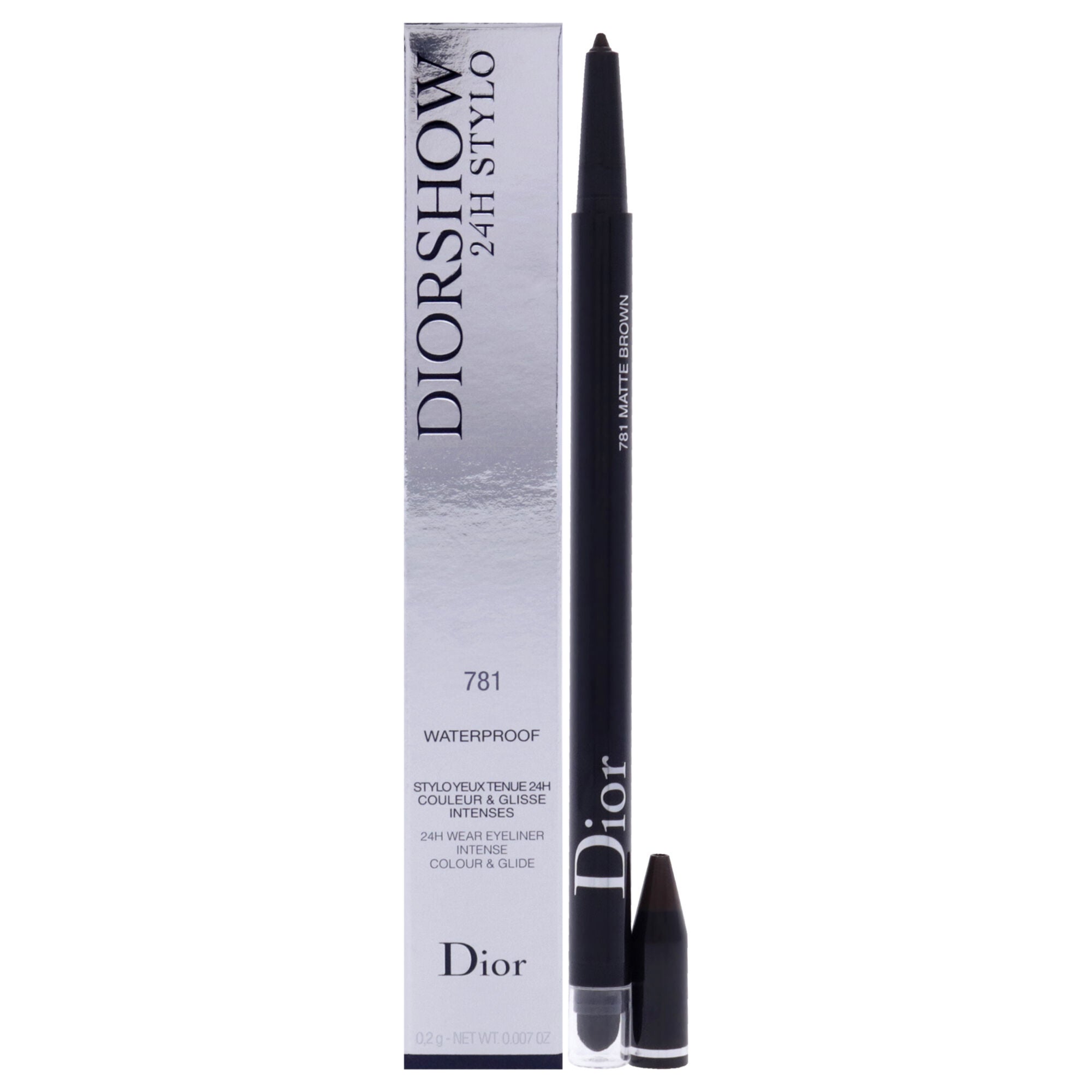 Diorshow 24H Stylo Waterproof Eyeliner - 781 Matte Brown by Christian Dior for Women - 0.007 oz Eyel, See Description, hi-res image number 0