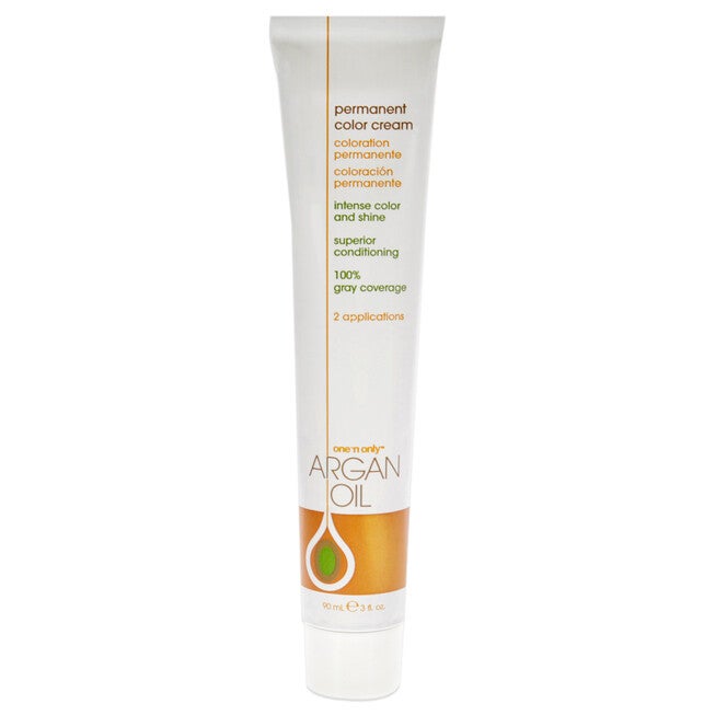 Argan Oil Permanent Color Cream - 6N Dark Natural Blonde by One n Only for Unisex - 3 oz Hair Color, NA, alternate image number null