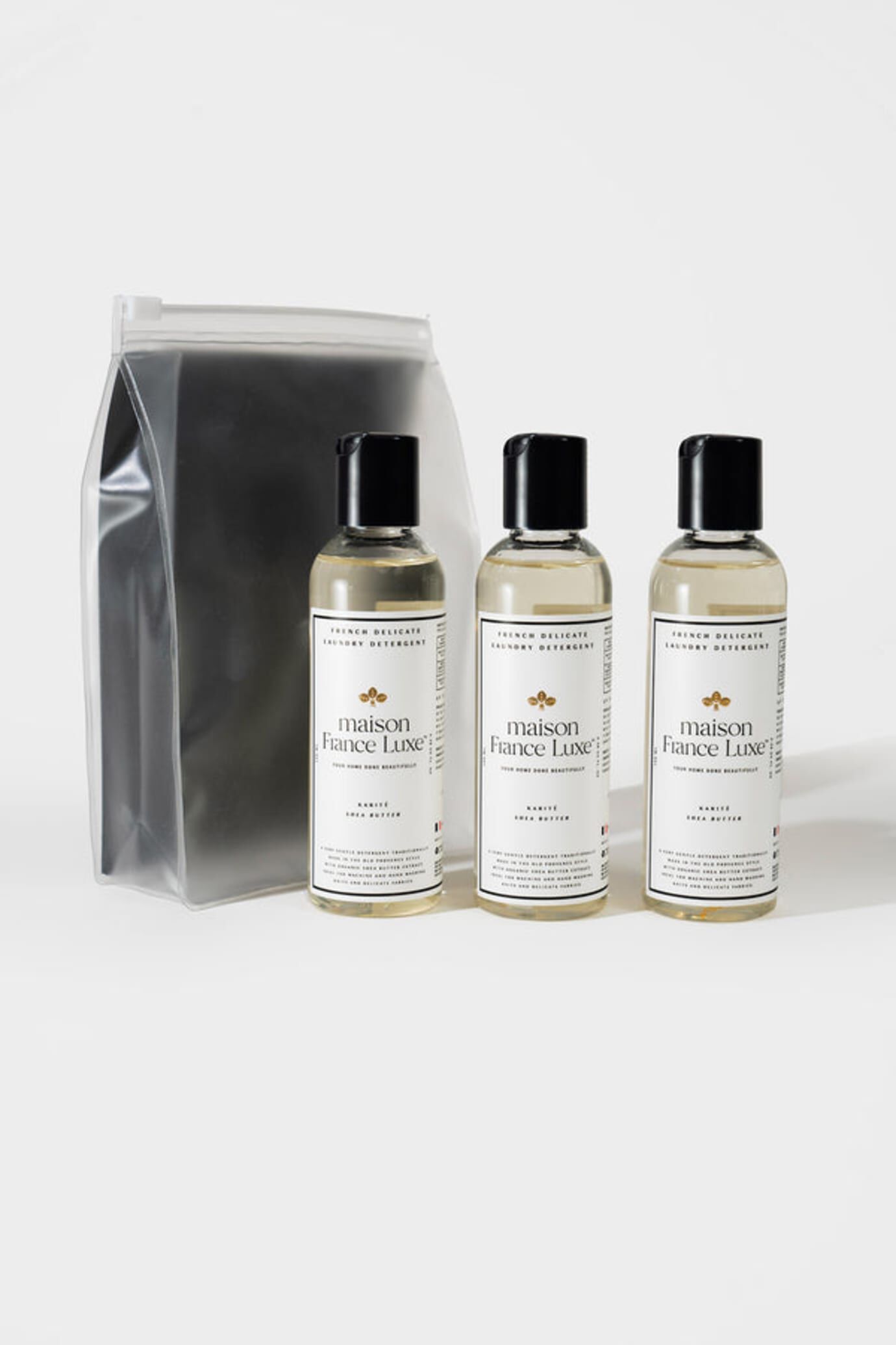 Luxe Laundry Detergent Sample Trio, Karite Karite Karite / Light Yellow, hi-res image number 0