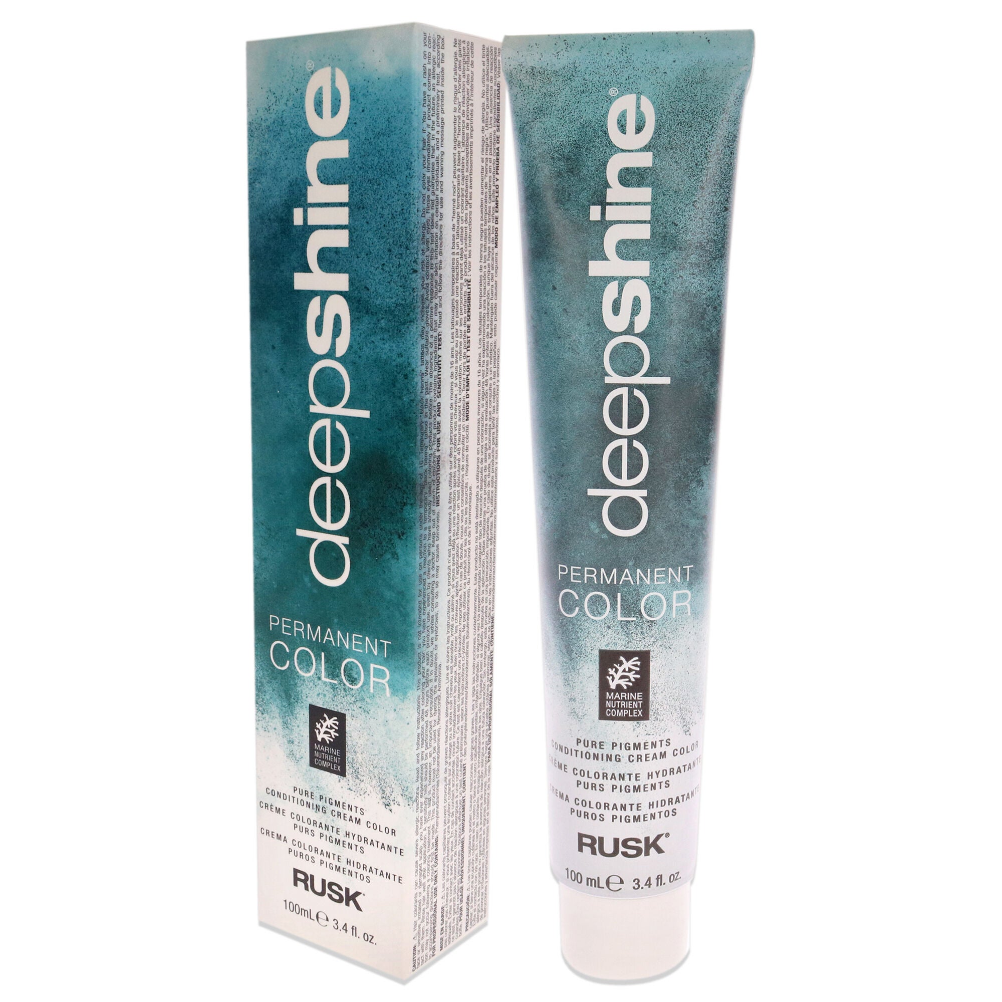 Deepshine Pure Pigments Conditioning Cream Color - 1.10BB Intense Blue Black by Rusk for Unisex - 3.4 oz Hair Color, , alternate image number 8