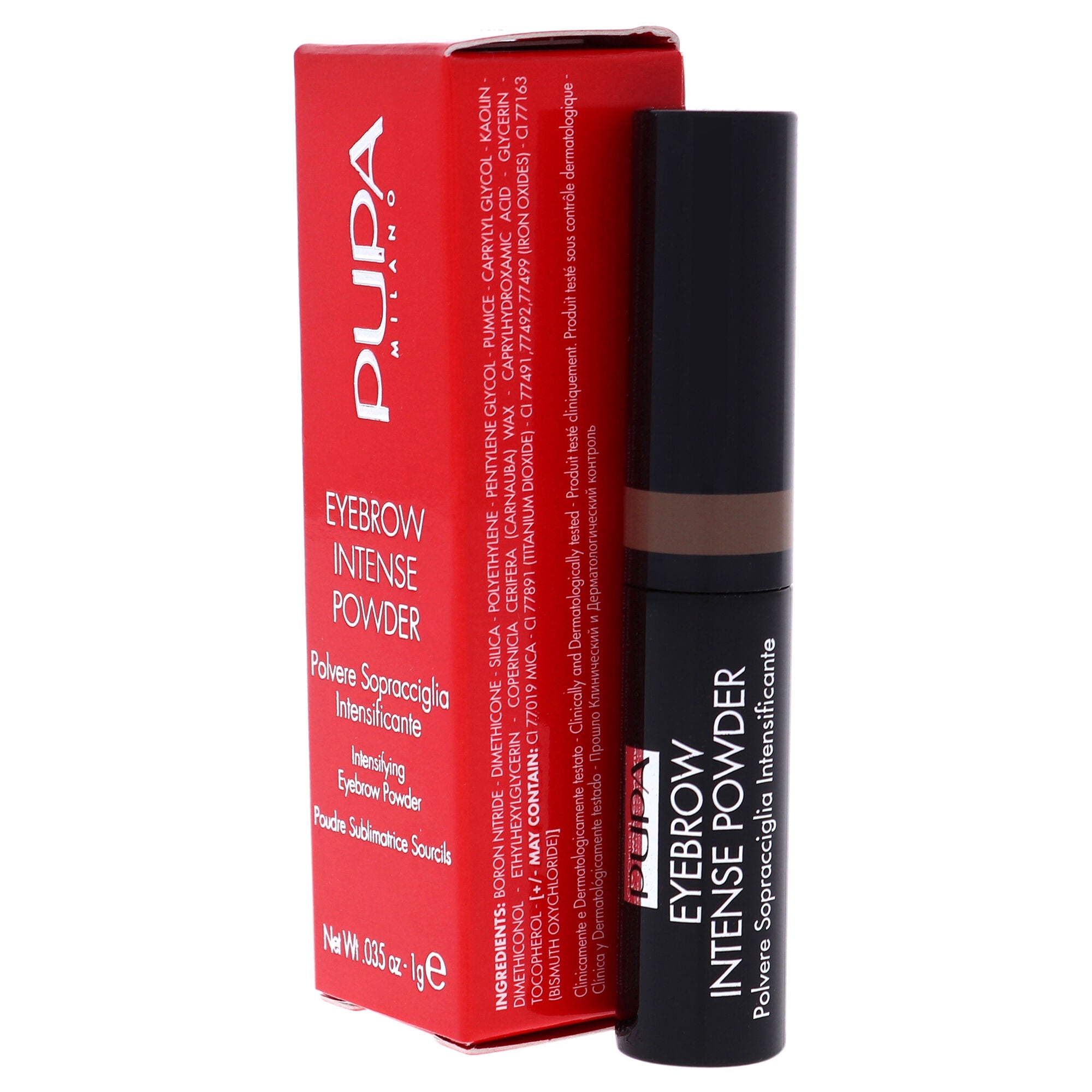 Eyebrow Intense Powder - 002 Brown by Pupa Milano for Women - 0.035 oz Eyebrow, See Description, alternate image number 3