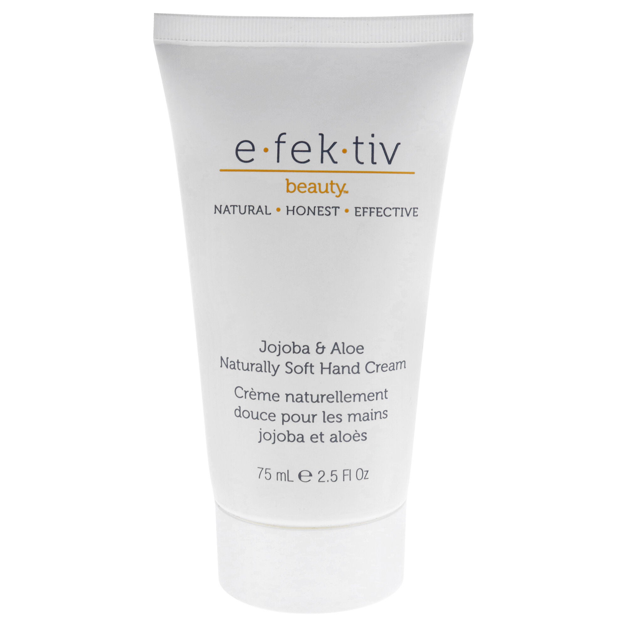 Jojoba and Aloe Naturally Soft Hand Cream by e.fek.tiv for Unisex - 2.5 oz Cream, See Description, hi-res image number 0