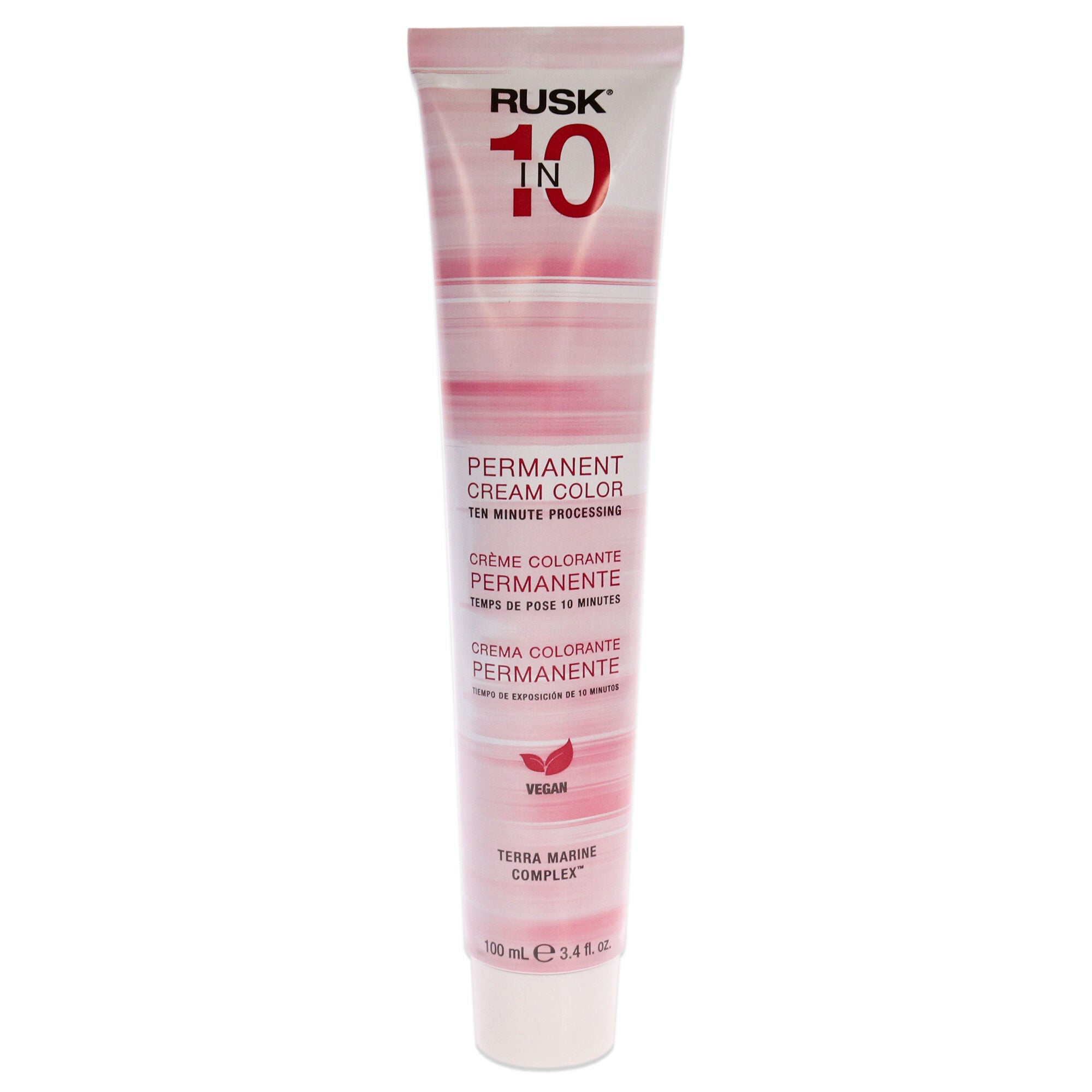 Permanent Cream Color In10 - 10S Ultra-Light Sand Blonde by Rusk for Unisex - 3.4 oz Hair Color, See Description, alternate image number 3