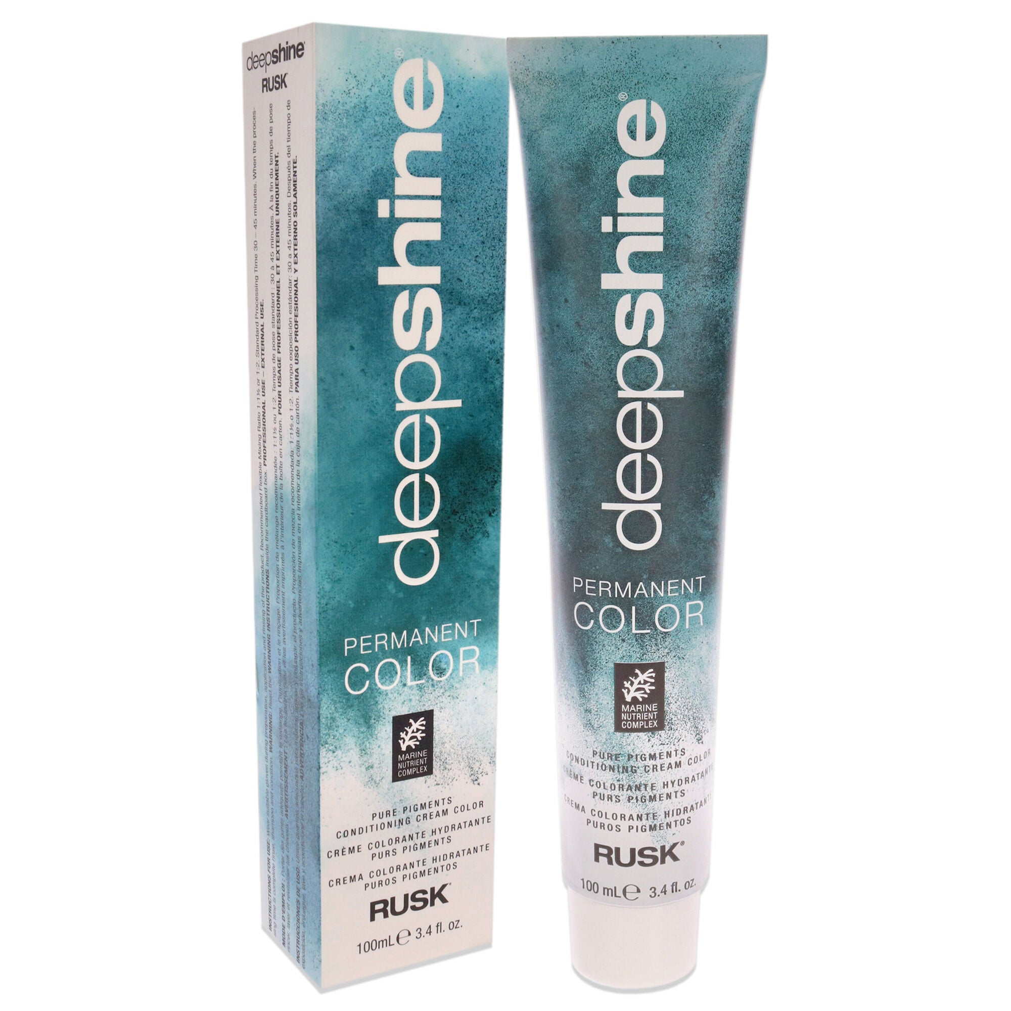 Deepshine Pure Pigments Conditioning Cream Color - 9.13B Very Light Beige Blonde by Rusk for Unisex - 3.4 oz Hair Color, See Description, alternate image number 1