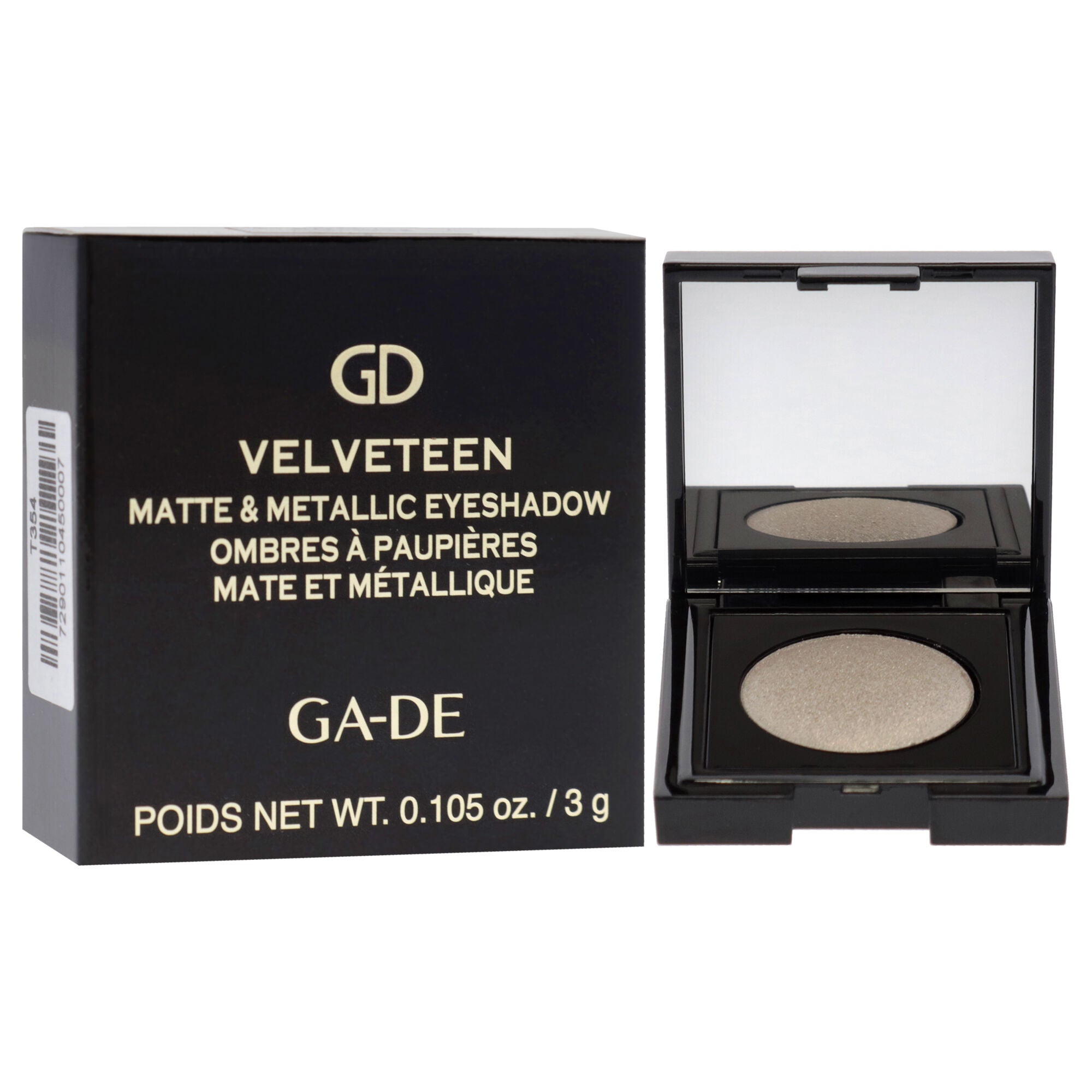 Velveteen Matte and Metallic Eyeshadow - 126 Diamonds by GA-DE for Women - 0.105 oz Eye Shadow, , alternate image number 6