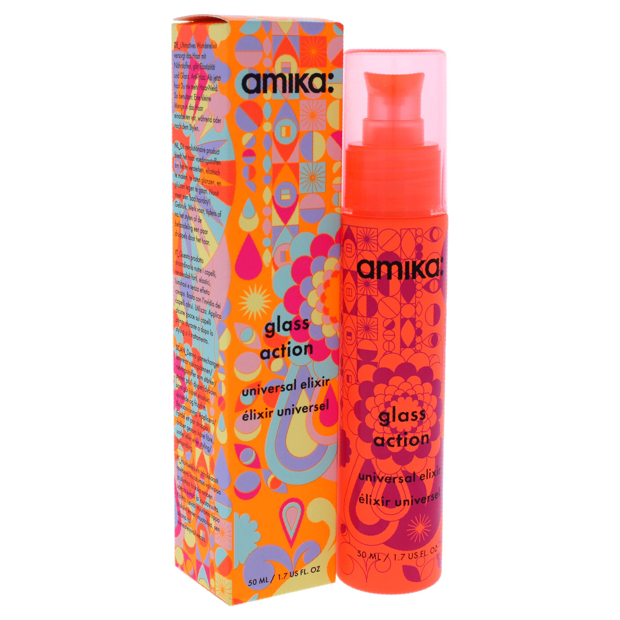 Glass Action Universal Elixir by Amika for Unisex - 1.7 oz Hair Oil, , alternate image number 7