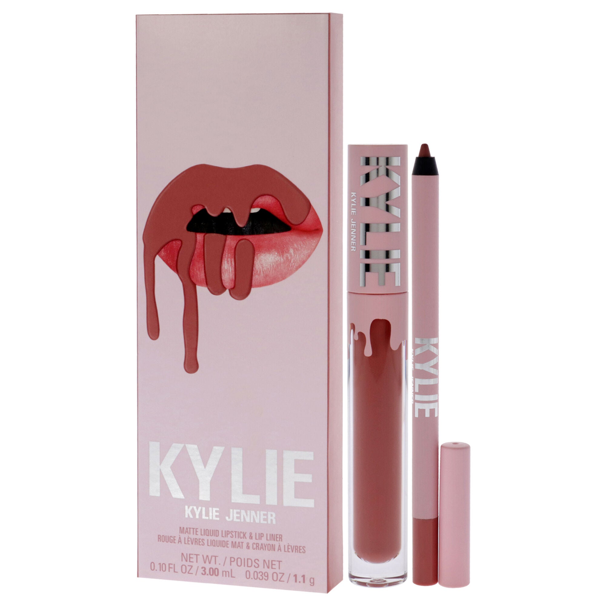 Matte Lip Kit - 301 Angel by Kylie Cosmetics for Women - 2 Pc 0.10oz Matte Liquid Lipstick, 0.039oz Lip Liner, , alternate image number 7