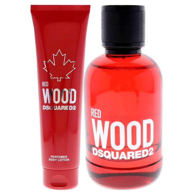 Red Wood by Dsquared2 for Women - 2 Pc Gift Set 3.4oz EDT Spray, 5.0oz Perfumed Body Lotion, See Description, alternate image number 3