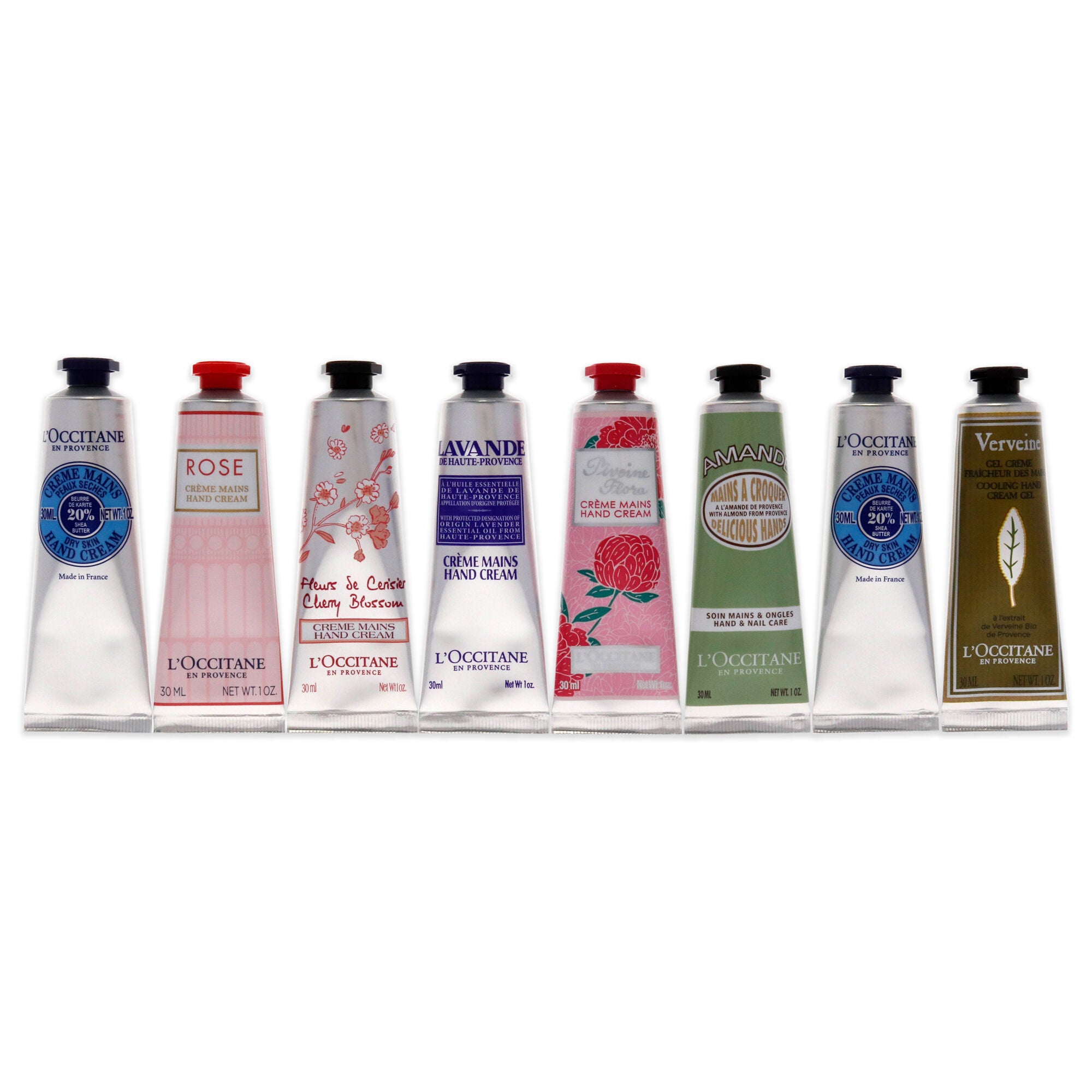 "Fantastic 8 Hand Creams Kit by LOccitane for Unisex - 8 x 1 oz Shea Dry Skin, Rose, Cherry Blossom, Lavender, Pivoine Flora, Almond, Hand Cream", , alternate image number 5