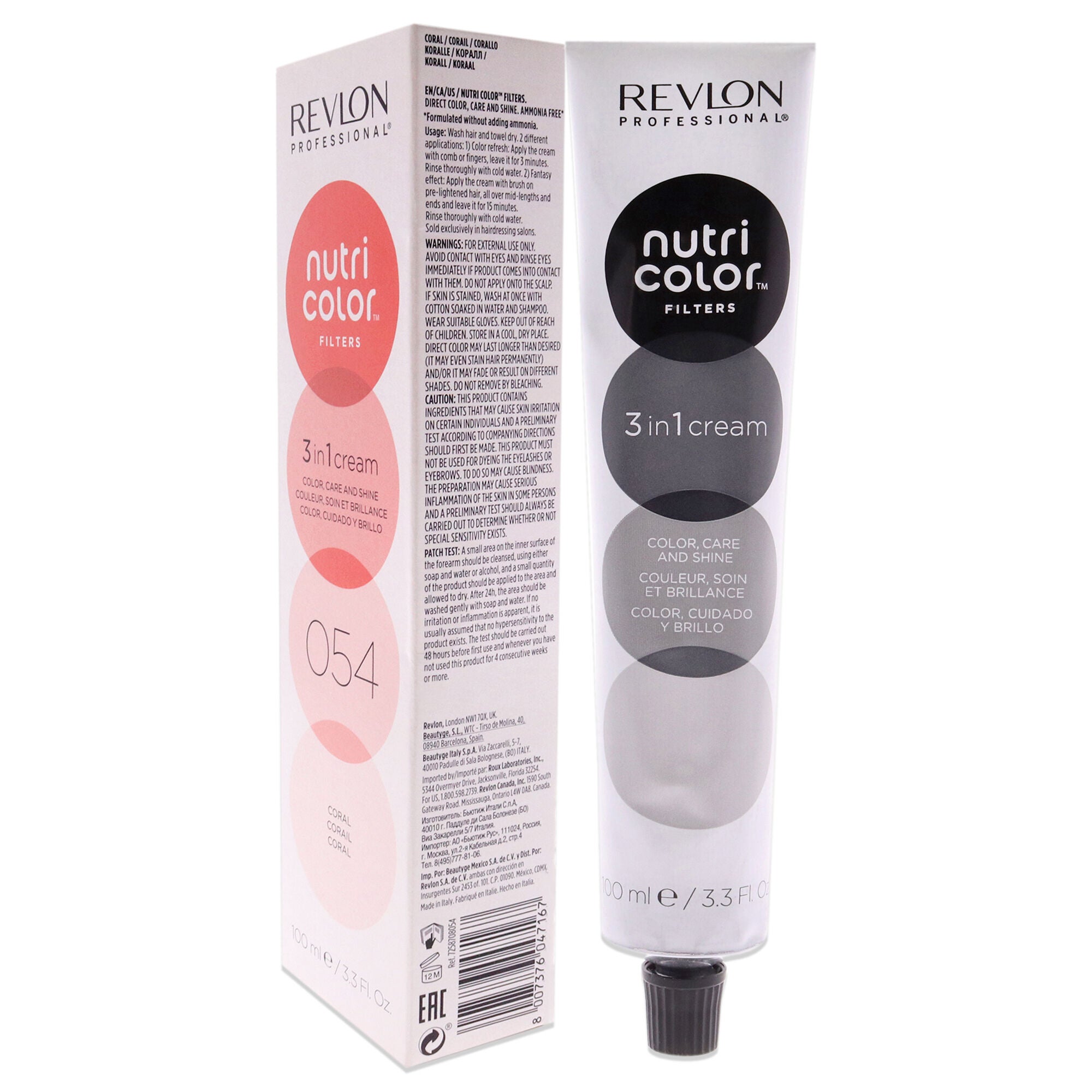 Nutri Color Cream - 054 Coral by Revlon for Unisex - 3.3 oz Hair Color, See Description, alternate image number 3