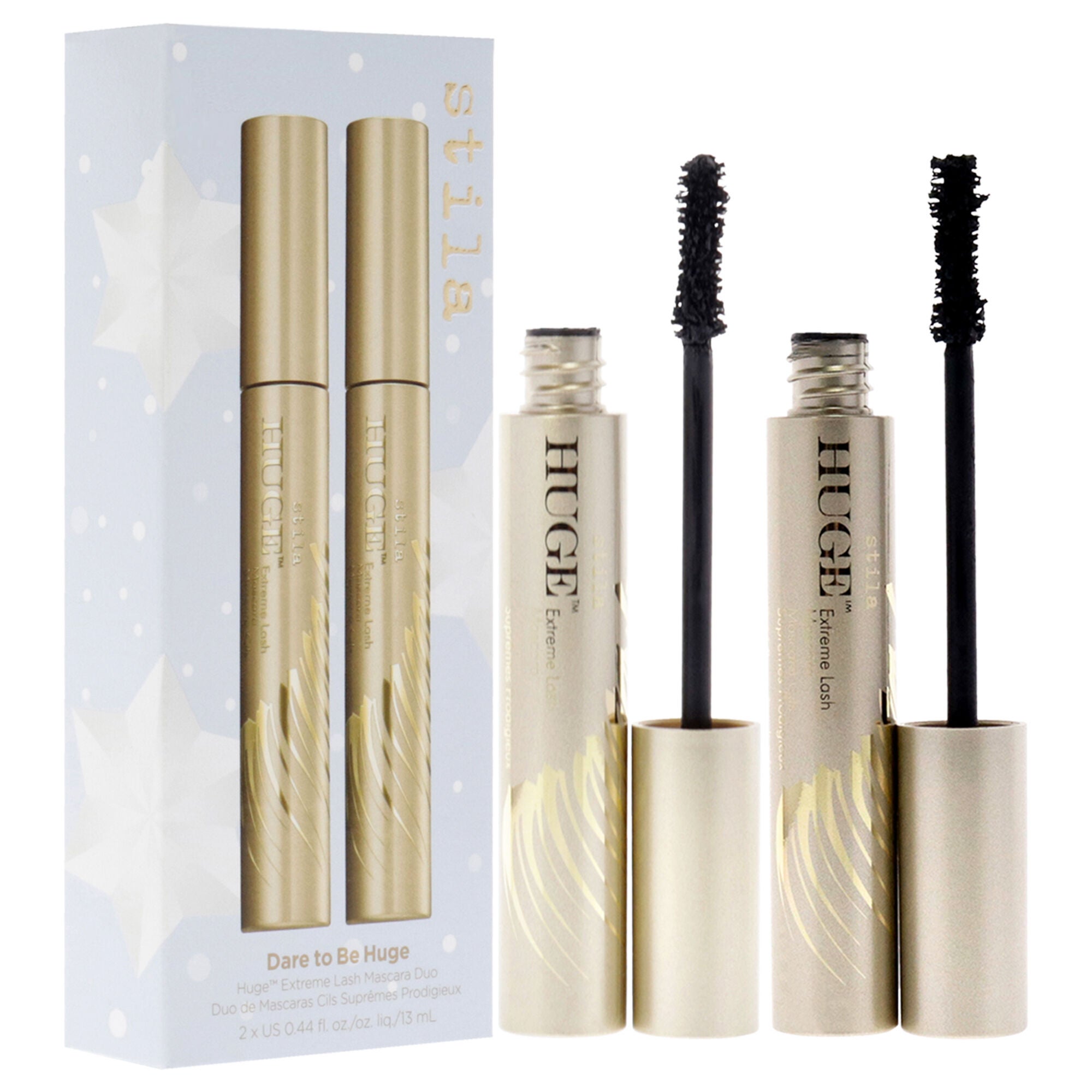 Dare to Be Huge Extreme Lash Mascara Duo - Black by Stila for Women - 2 x 0.44 oz Mascara, , alternate image number 7