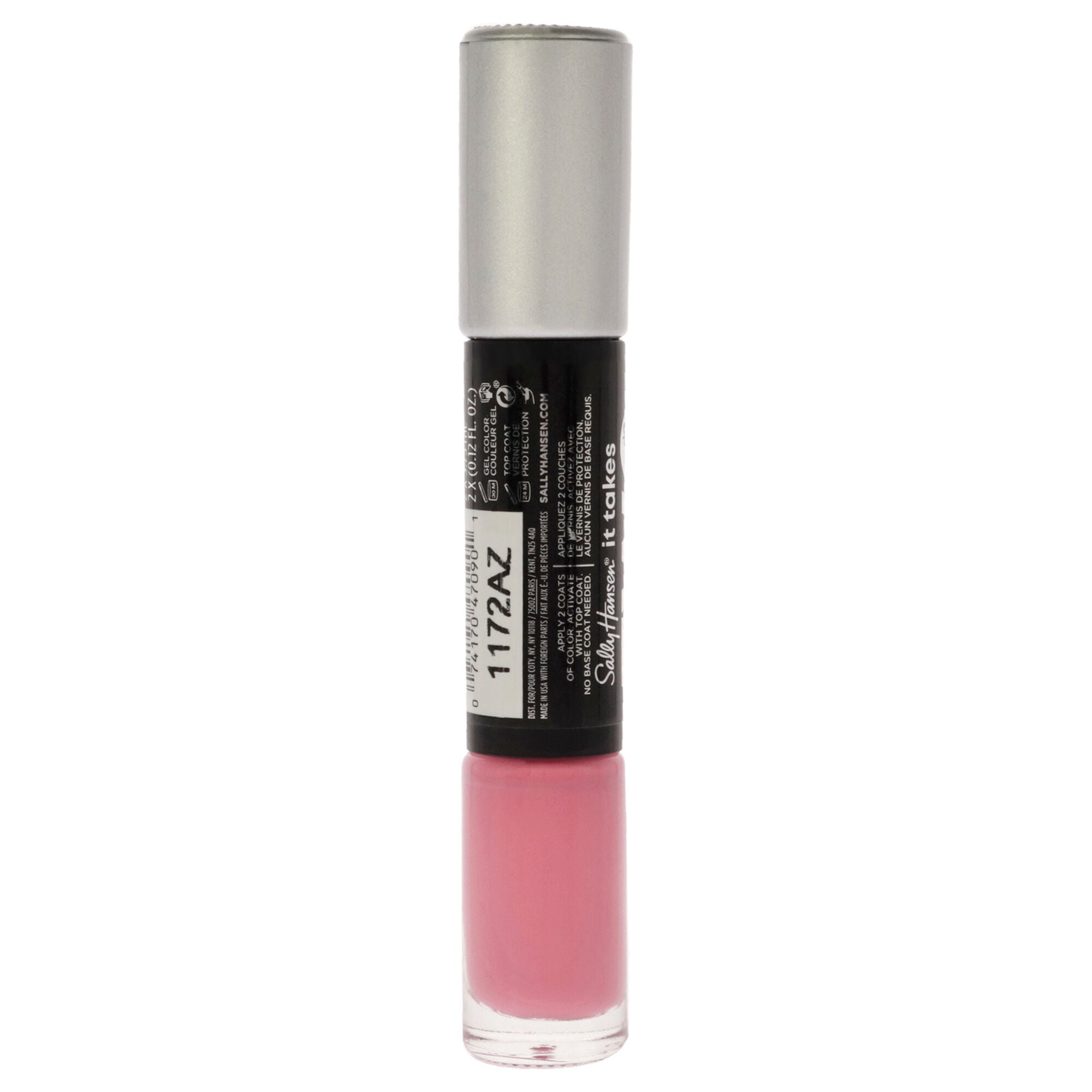 Miracle Gel It Take Two - 920 Rain-Glow by Sally Hansen for Women - 2 Pc 0.12oz Nail Color, 0.12oz Top Coat, See Description, alternate image number 2