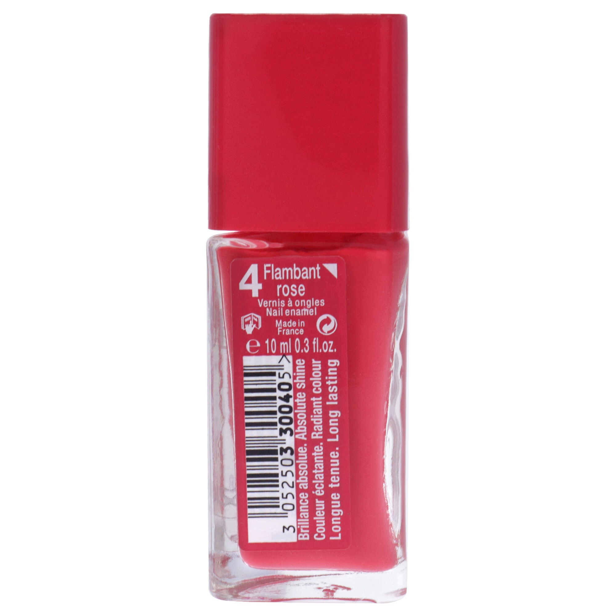 La Laque - 04 Flambant Rose by Bourjois for Women - 0.3 oz Nail Polish, See Description, alternate image number 2