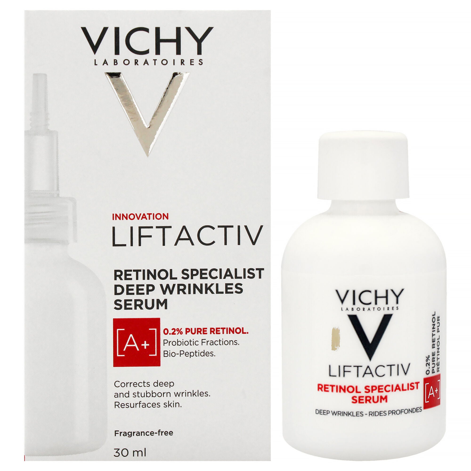 Liftactiv Retinol Specialist Deep Wrinkles Serum by Vichy Laboratories for Unisex - 1 oz Serum, See Description, hi-res image number 0