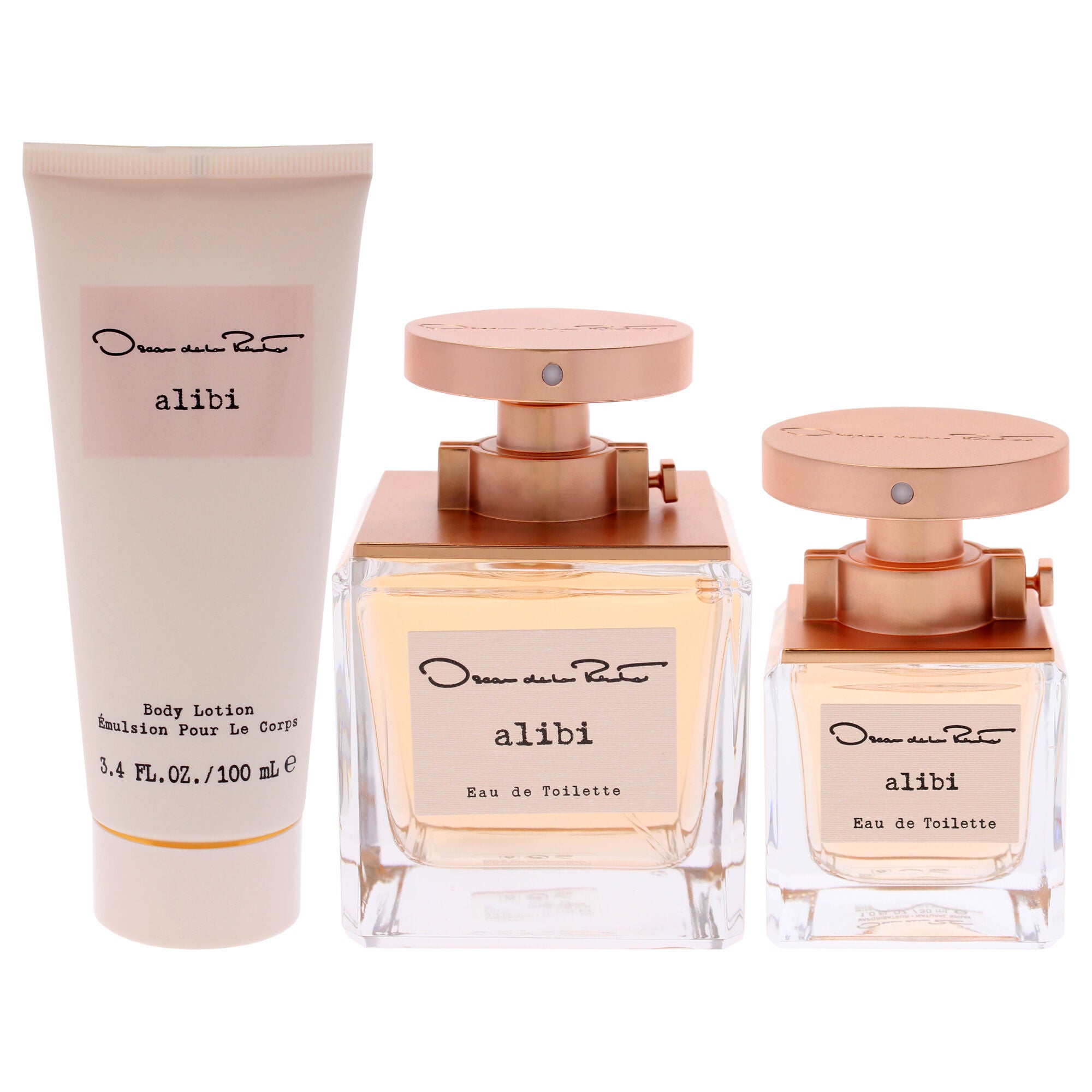 Alibi by Oscar De La Renta for Women - 3 Pc Gift Set 3.4oz EDT Spray, 1oz EDT Spray 3.4oz Body Lotion, See Description, alternate image number 4