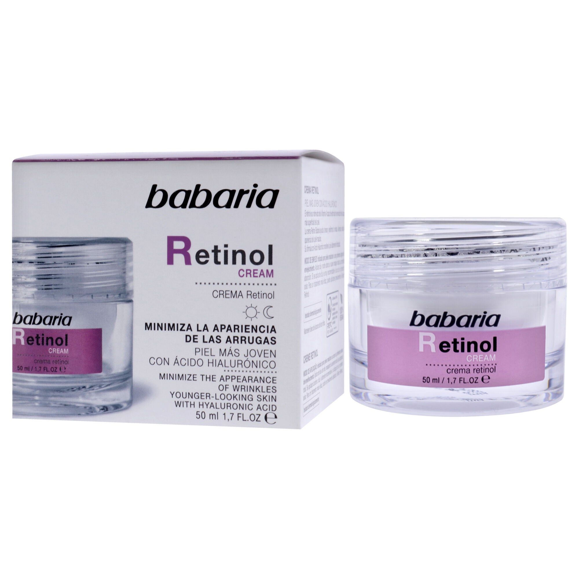 Retinol Face Rejuvenator Cream by Babaria for Women - 1.7 oz Cream, See Description, alternate image number 3