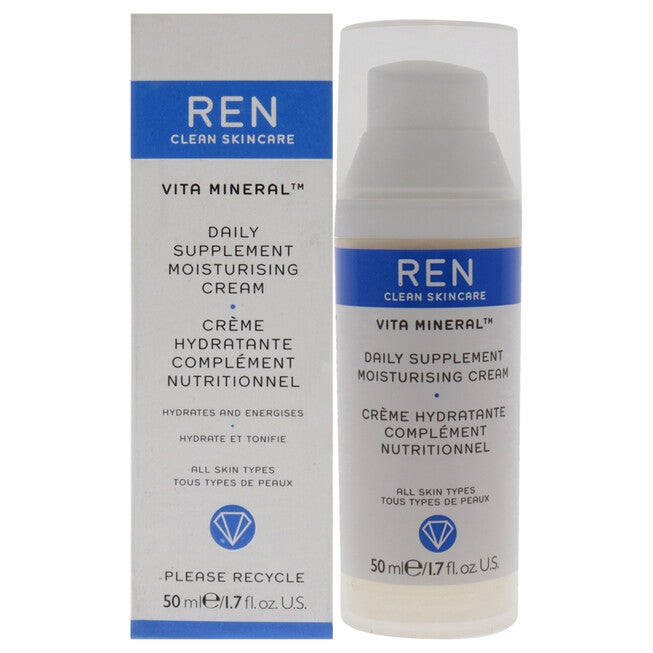 Vita Mineral Daily Supplement Moisturising Cream by REN for Unisex - 1.7 oz Cream, , alternate image number null