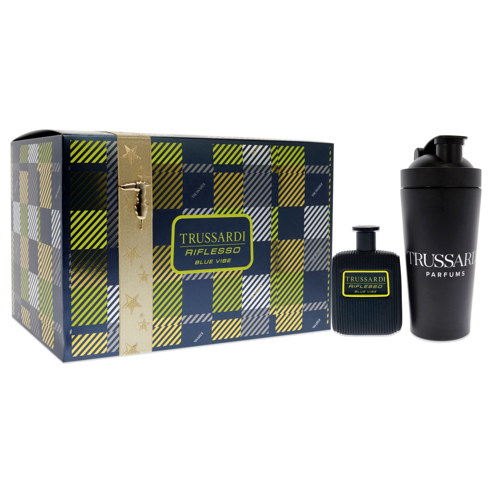 Riflesso Blue Vibe by Trussardi for Men - 2 Pc Gift Set 3.4 oz EDT Spray, Sport Bottle, See Description, alternate image number 1