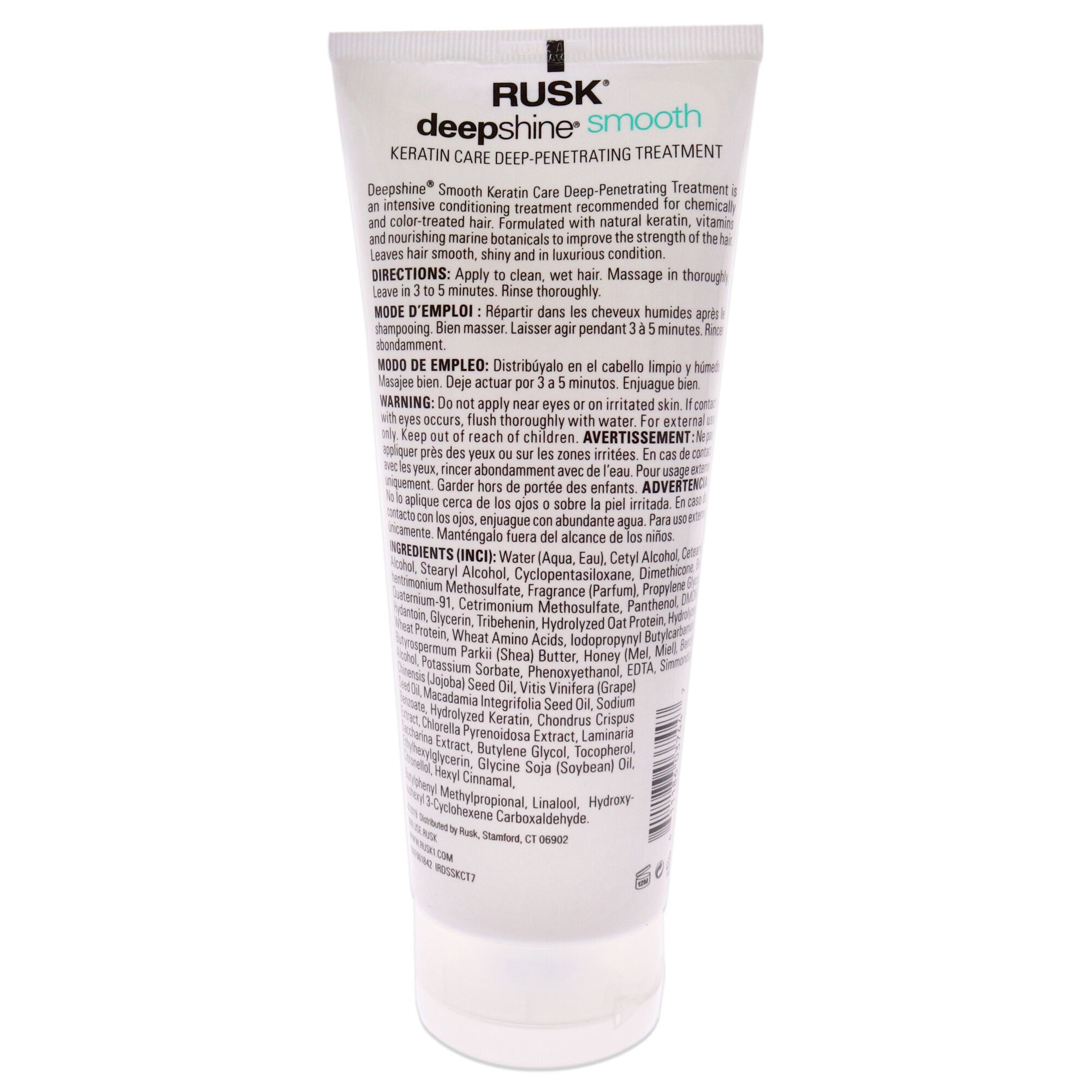 Deepshine Keratin Care Deep Penetrating Treatment by Rusk for Unisex - 7 oz Treatment, , alternate image number 4