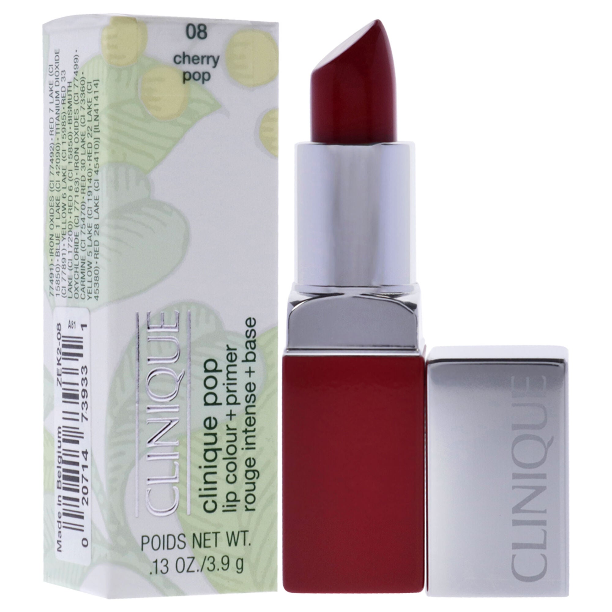 Clinique Pop Lip Colour Plus Primer - 08 Cherry Pop by Clinique for Women - 0.13 oz Lipstick, , alternate image number 7